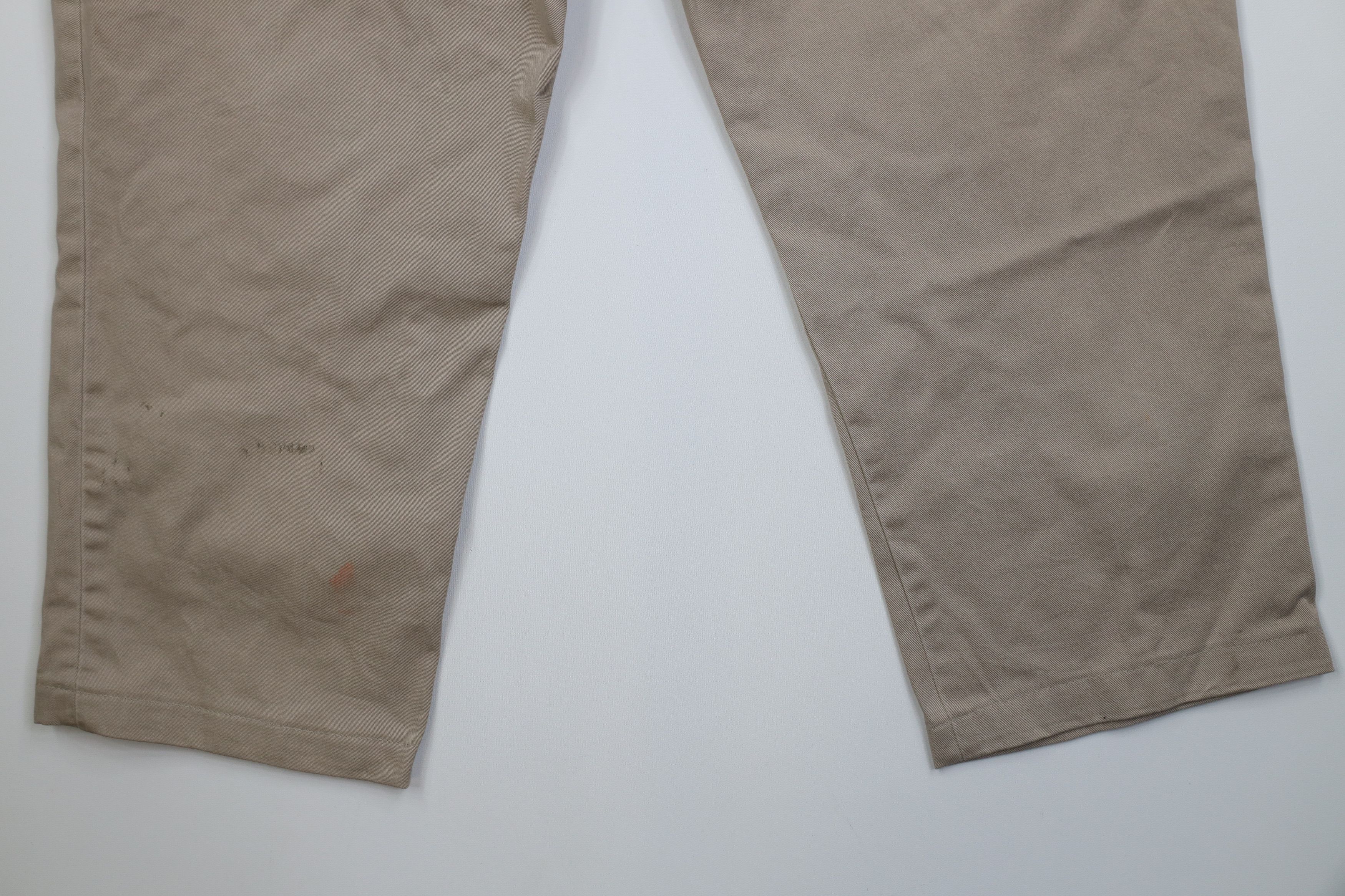 Ralph Lauren Vinage 90s Ralph Lauren Wide Leg Chino Pants Beige Cotton Size US 36 / EU 52 - 13 Thumbnail