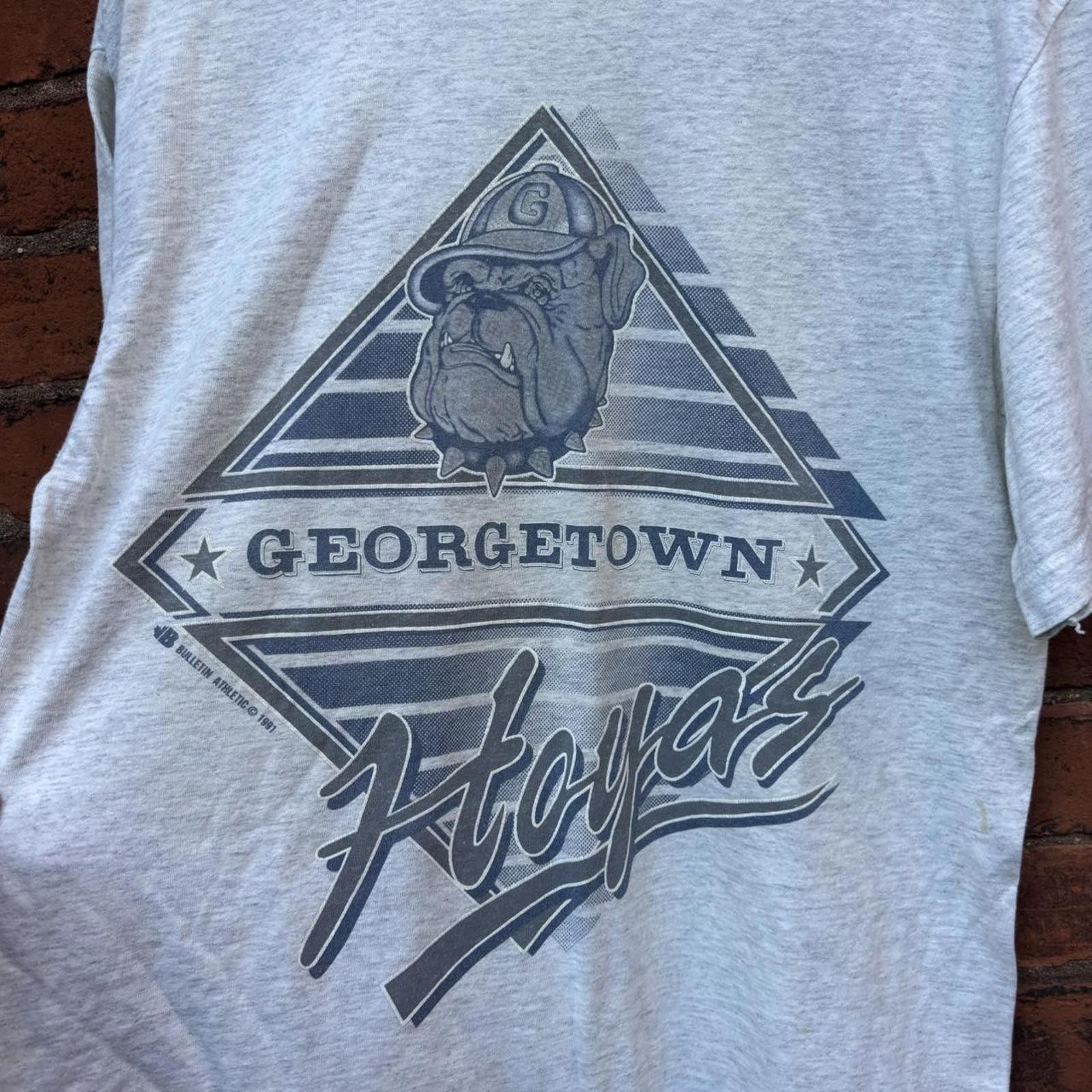 Other vintage Georgetown hoyas t shirt 1991 S/M Size US M / EU 48-50 / 2 - 2 Thumbnail