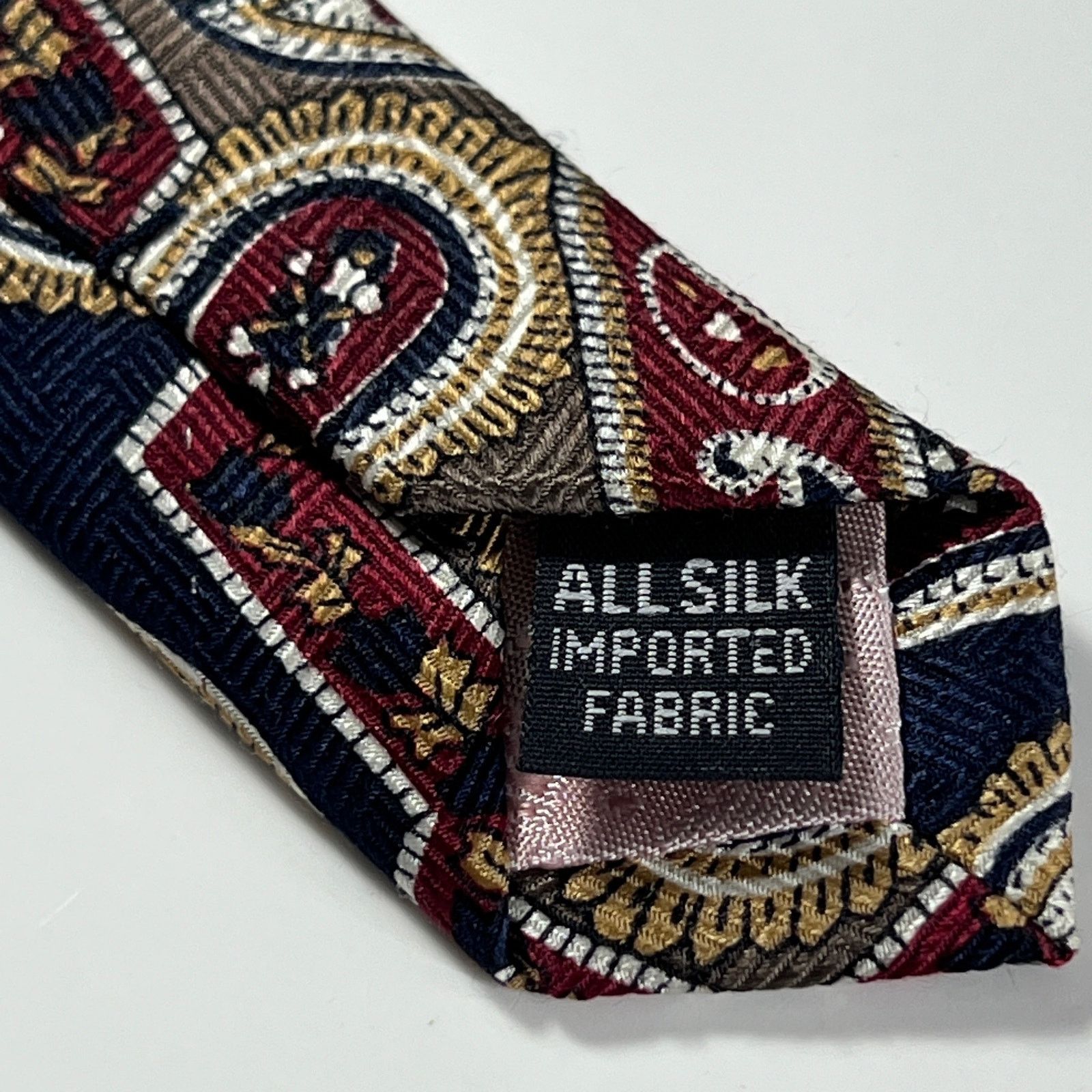 Givenchy Givenchy Monsieur Men's Tie Red Blue Gold White Silk Necktie Size ONE SIZE - 7 Thumbnail