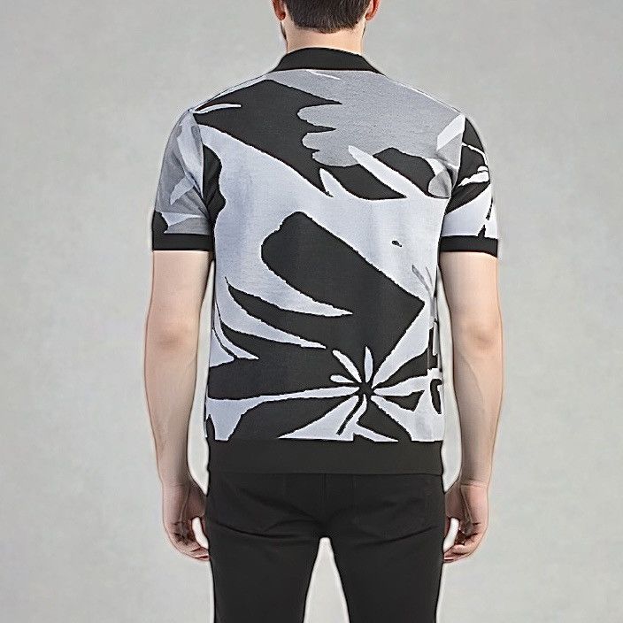 Buffalo David Bitton Buffalo Wyneson Men’s Abstract Black Grey Sweater Sz L Size US L / EU 52-54 / 3 - 3 Thumbnail