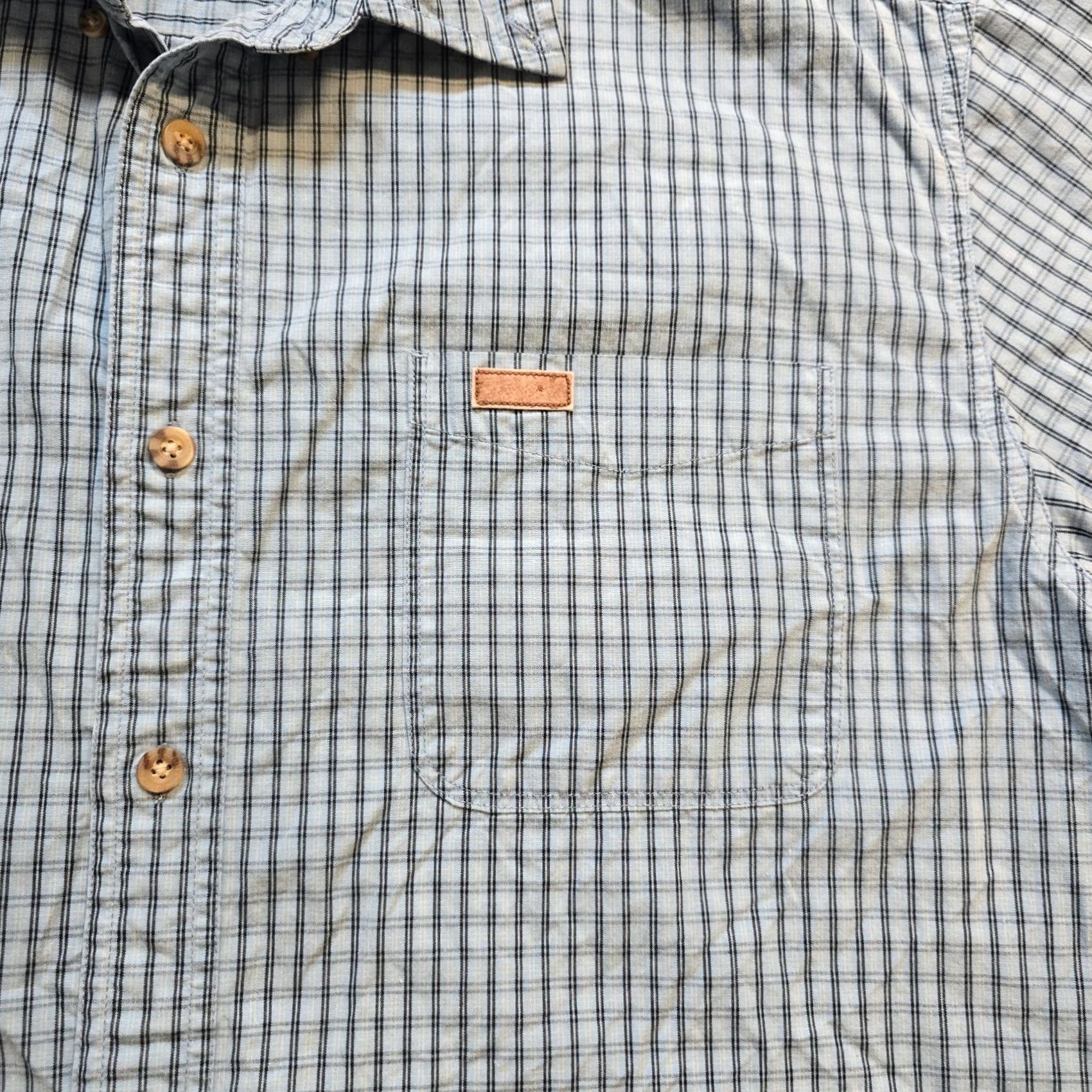 Carhartt Carhartt Shirt Mens XL Blue Plaid Relaxed Fit Short Sleeve Button Casual Size US XL / EU 56 / 4 - 5 Thumbnail