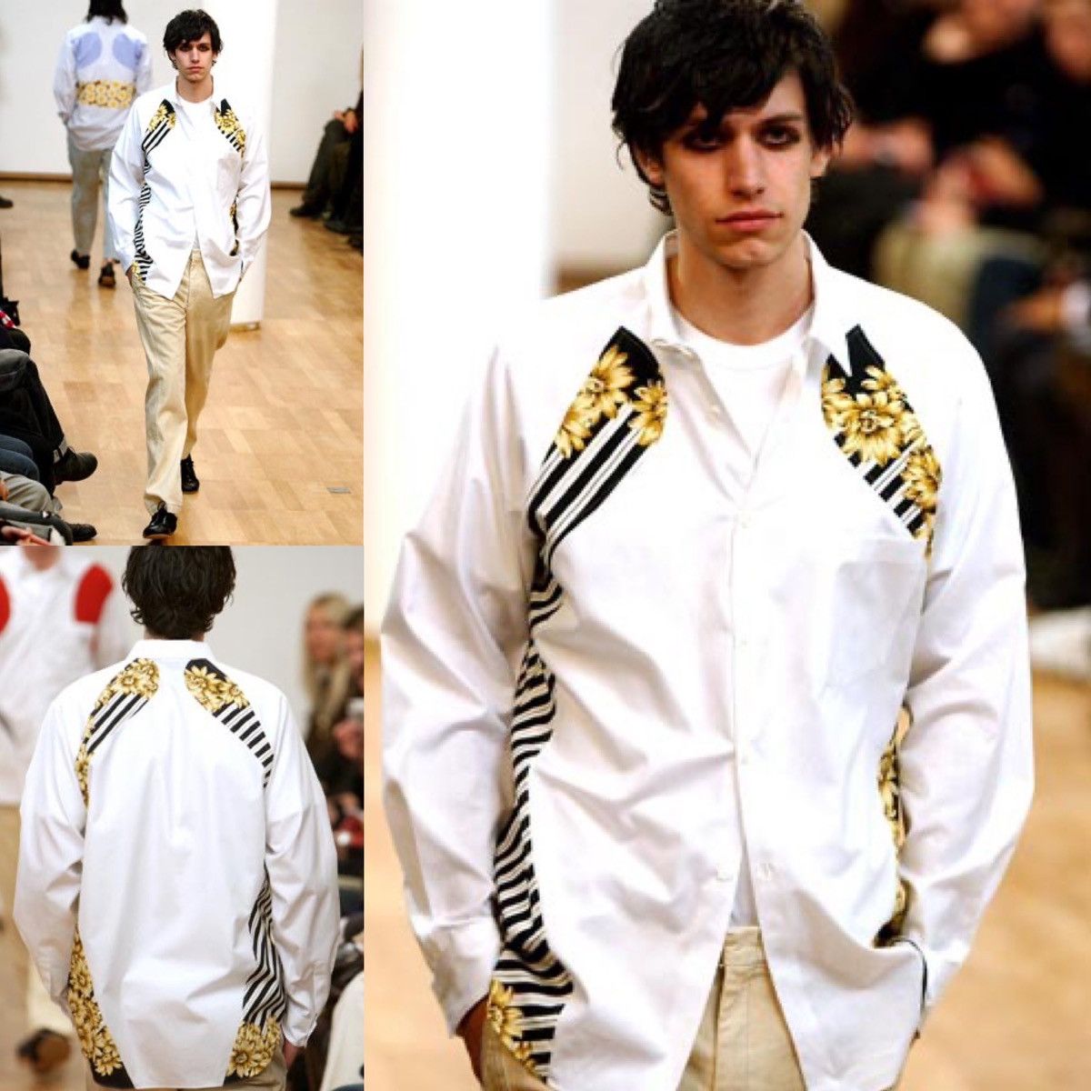 Comme des Garcons × Comme des Garcons Homme × Comme des Garcons Homme Plus Comme des Garcons Homme Plus AW03 Patchwork Shirt PK-B012. Size US M / EU 48-50 / 2 - 8 Thumbnail