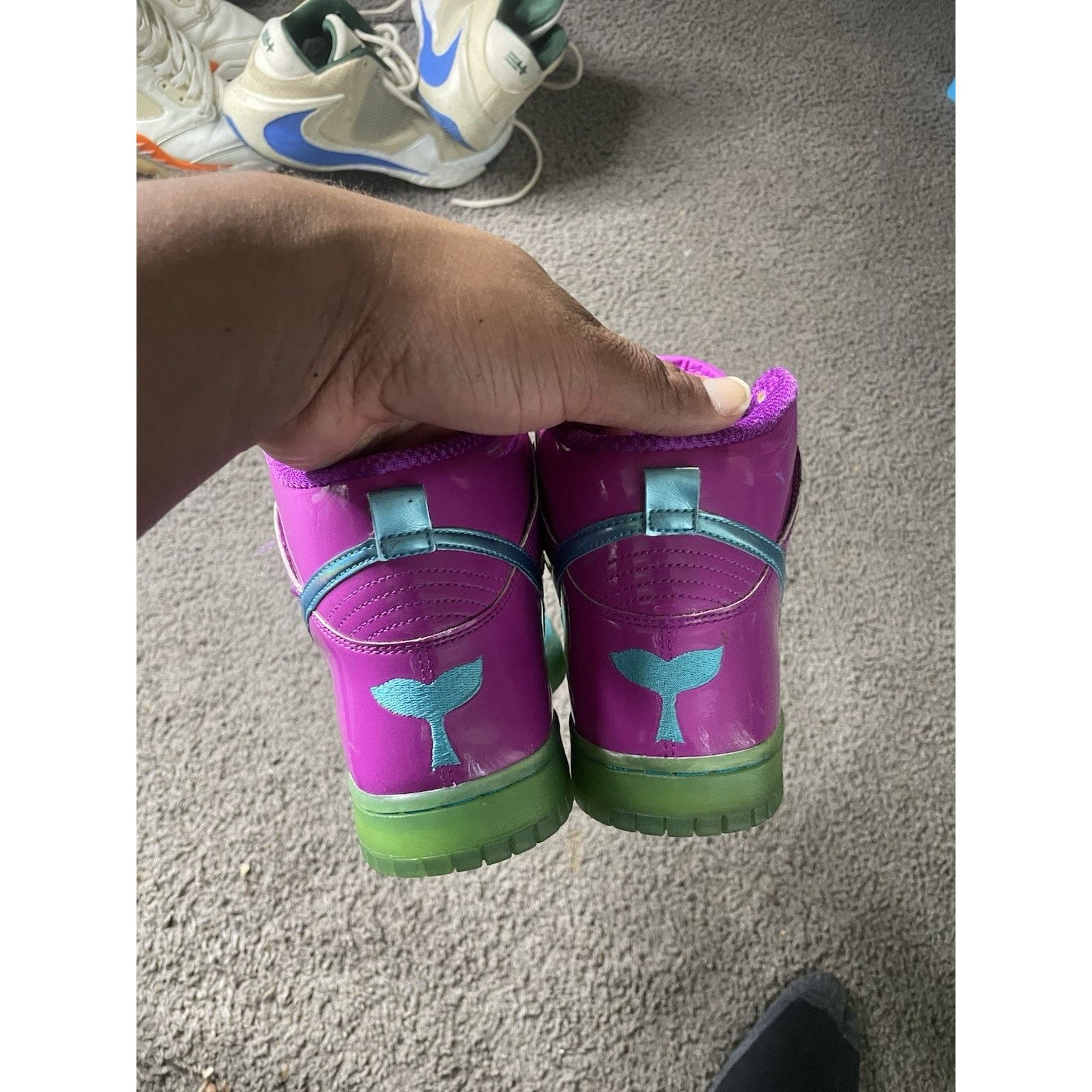 Nike Size 7y- Rare Nike Dunk Hi Skinny Doernbecher Women's 8.5 Size US 7 / IT 37 - 7 Thumbnail