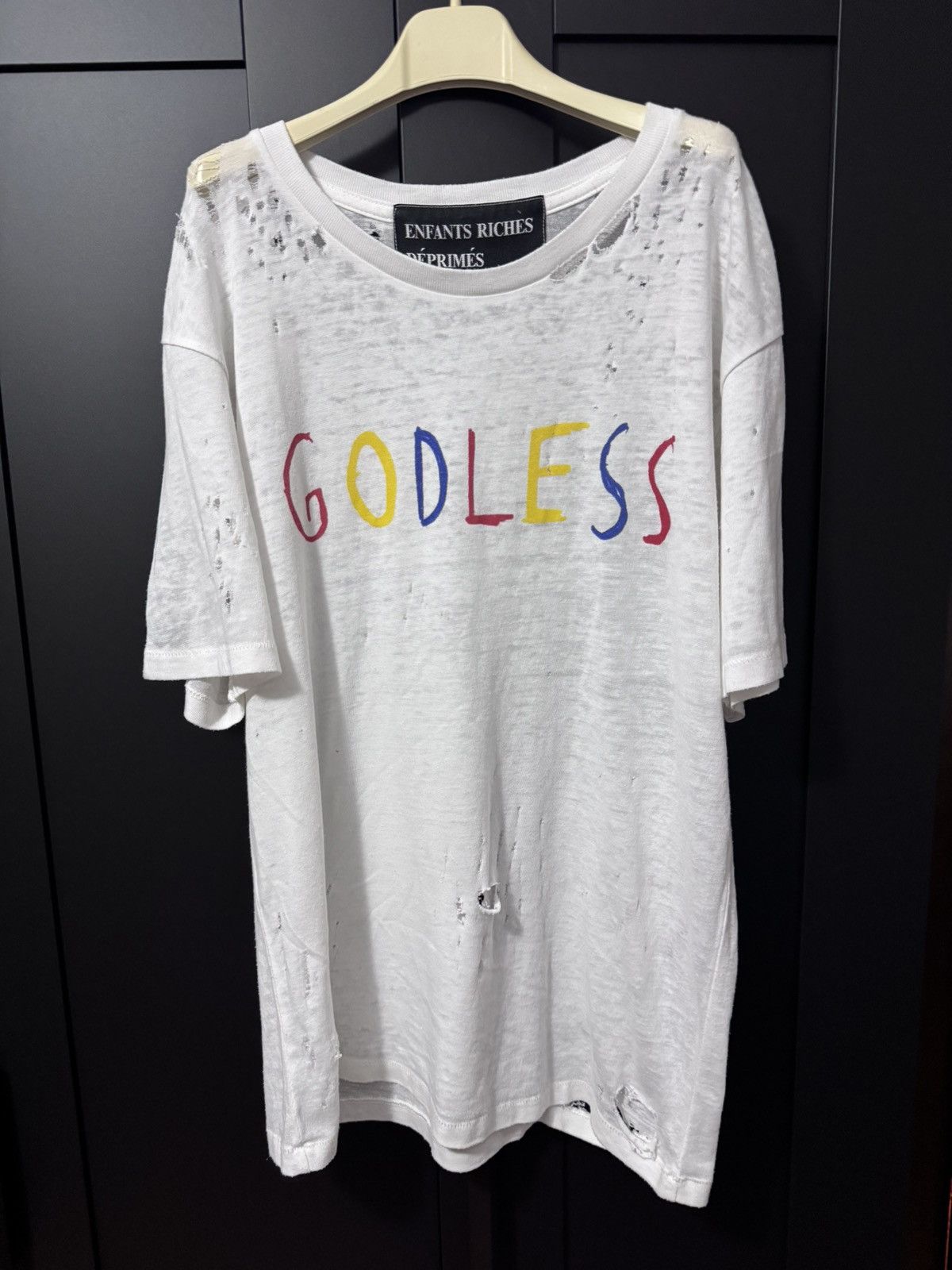 Enfants Riches Deprimes ERD godless t shirt white bluelle._ 🌊🌊🌊 Size US M / EU 48-50 / 2 - 1 Thumbnail