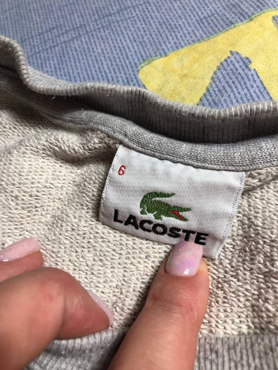 Lacoste × Vintage Vintage Lacoste Boxy Crewneck Streetwear Luxury Hype Size US M / EU 48-50 / 2 - 2 Thumbnail
