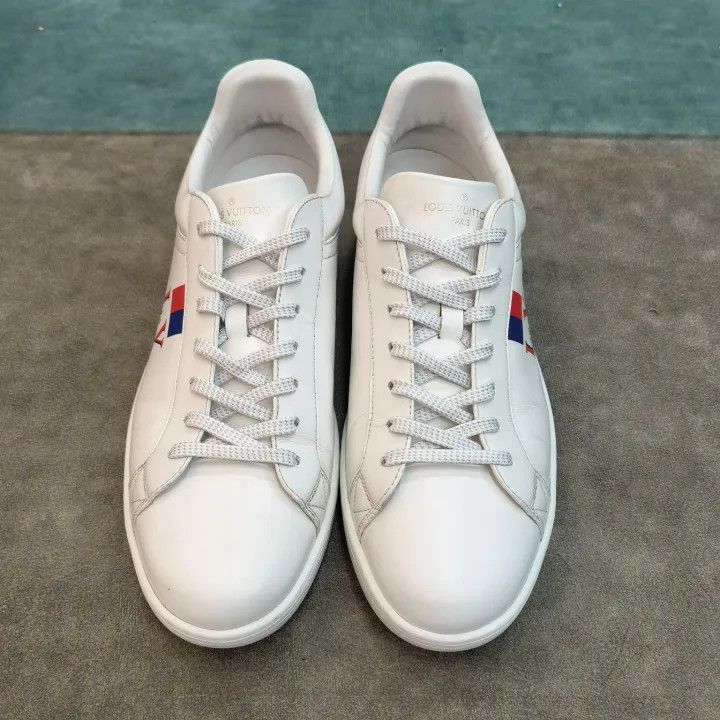 Louis Vuitton Louis Vuitton Stylish Orange and White Sneakers -2508 Size US 9.5 / EU 42-43 - 1 Thumbnail