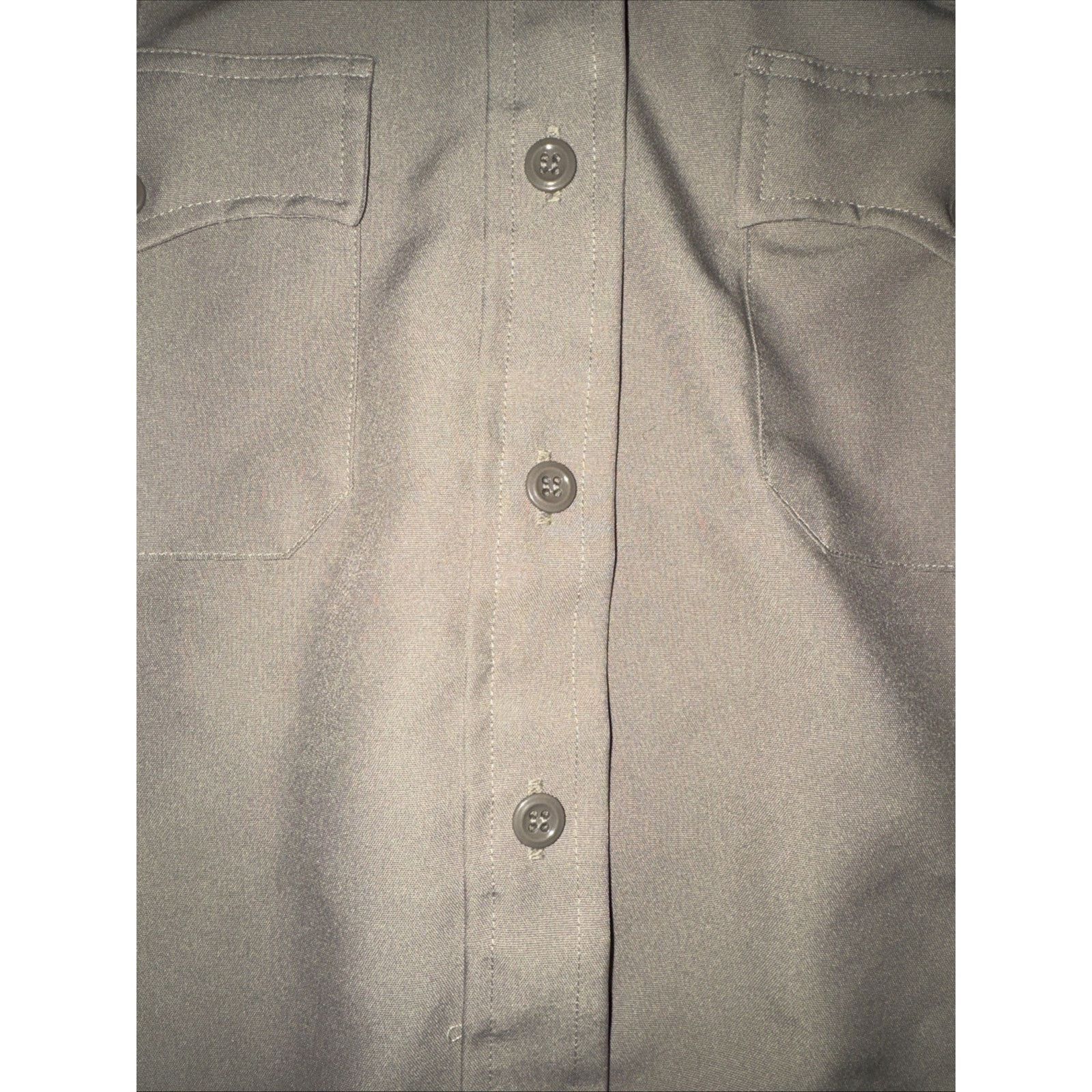 Flying Cross × Vintage Vintage Flying Cross Tan Shirt 23x27 Polyester USA Military Size US L / EU 52-54 / 3 - 3 Thumbnail