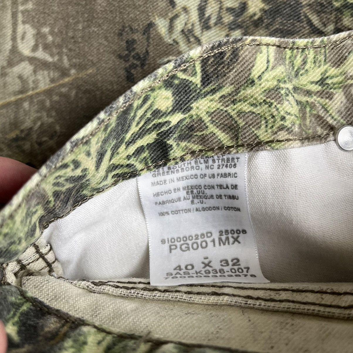 Vintage × Wrangler CRAZY Vintage Realistic Camo Wranglers Realtree 40x32 Size US 40 / EU 56 - 4 Thumbnail