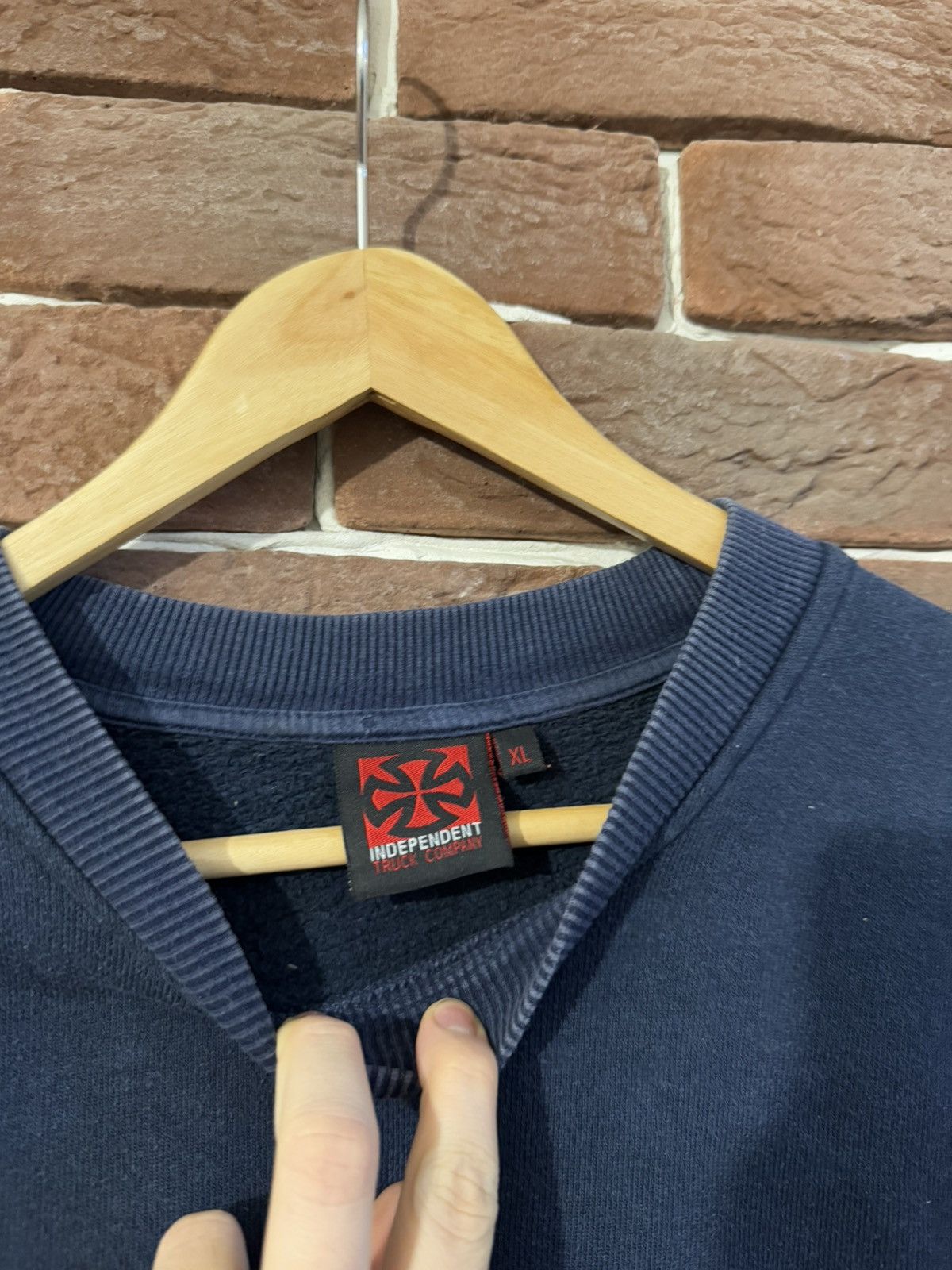 Independent Truck Co. Vintage 90s Independent Trucks Ride Washed Skate Crewneck xl Size US XL / EU 56 / 4 - 5 Thumbnail