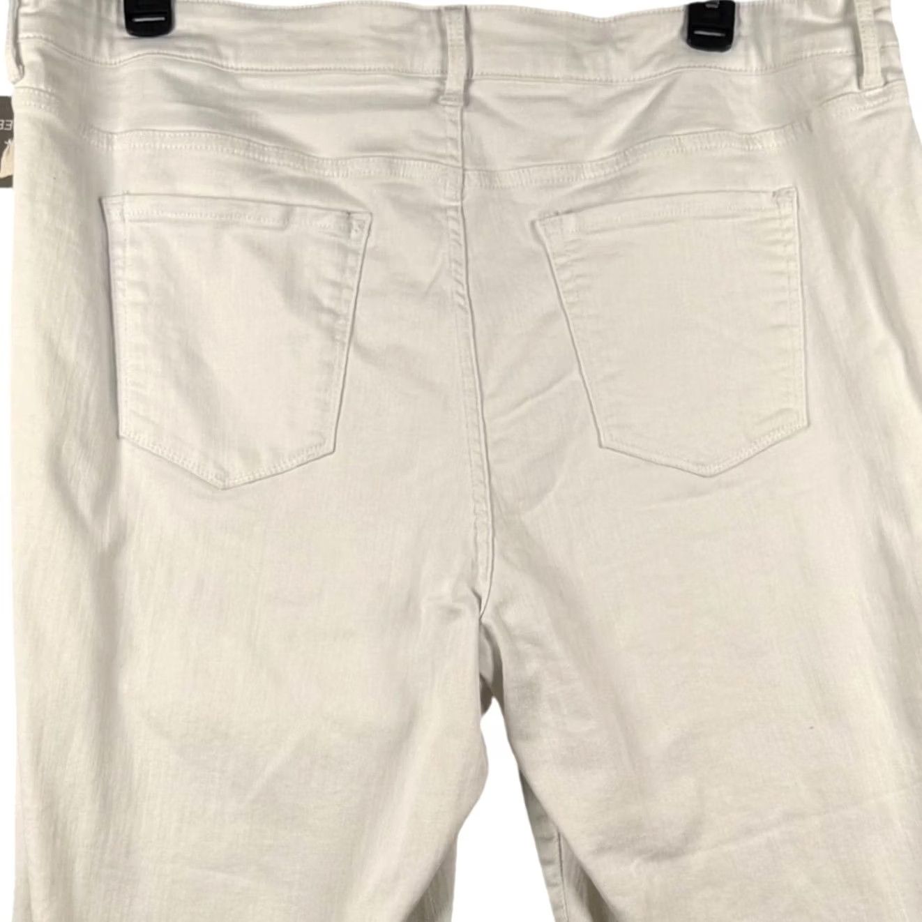 Denime Falls Creek Women Jeans White Stretch Denim Plus Size 24W Straight Leg Coastal Vintage No Coastal? Size 42" / US 20 - 4 Thumbnail