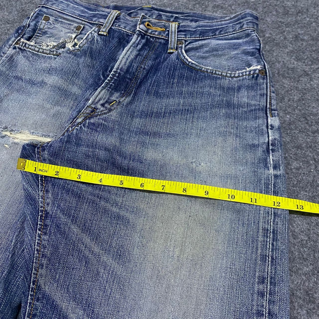 If Six Was Nine 💥Best Offer💥 Edwin 505z Selvegde Redline Distressed Denim Size US 30 / EU 46 - 3 Thumbnail