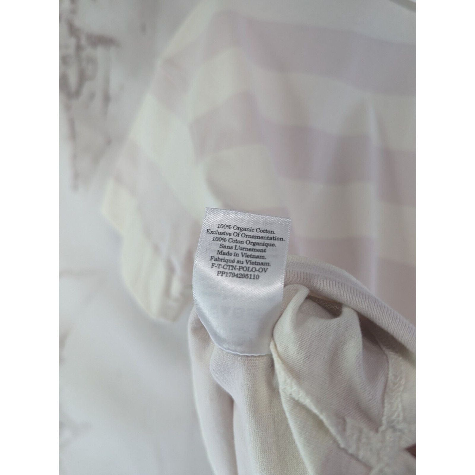 Everlane Everlane Shirt Women Small Retro Jersey Polo Striped Organic Size S / US 4 / IT 40 - 9 Thumbnail