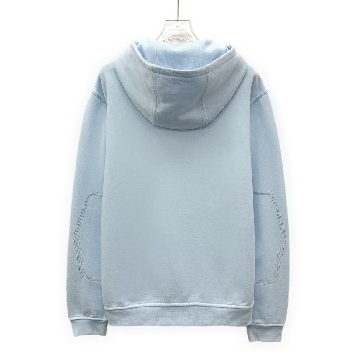Hermes Hermes 24 Style Light Blue Half-Zip Hooded Sweatshirt K26WX Size M / US 6-8 / IT 42-44 - 2 Thumbnail