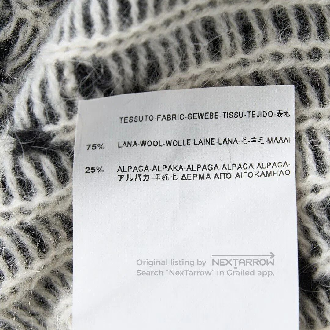 Saint Laurent Paris Saint Laurent Men's Zigzag Knit Sweater. Size US M / EU 48-50 / 2 - 7 Thumbnail