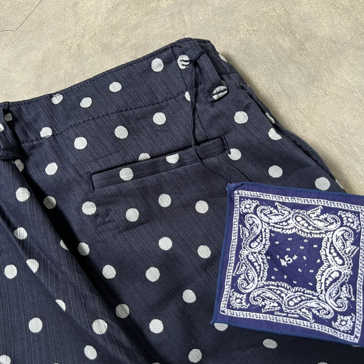 45rpm 45 rpm Japanese Polkadot Pants Size 29" - 6 Thumbnail