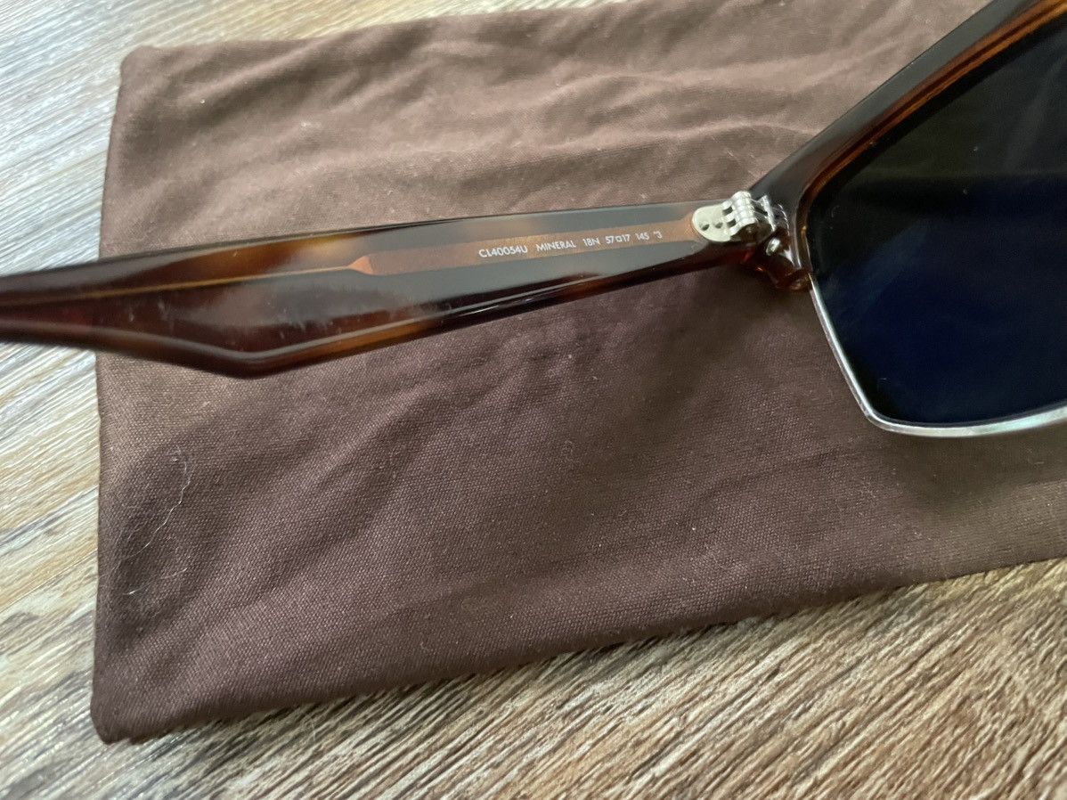 Celine CL40054U Mineral Havana Tortoise Cat Eye Half Rim Sunglasses Size ONE SIZE - 10 Thumbnail