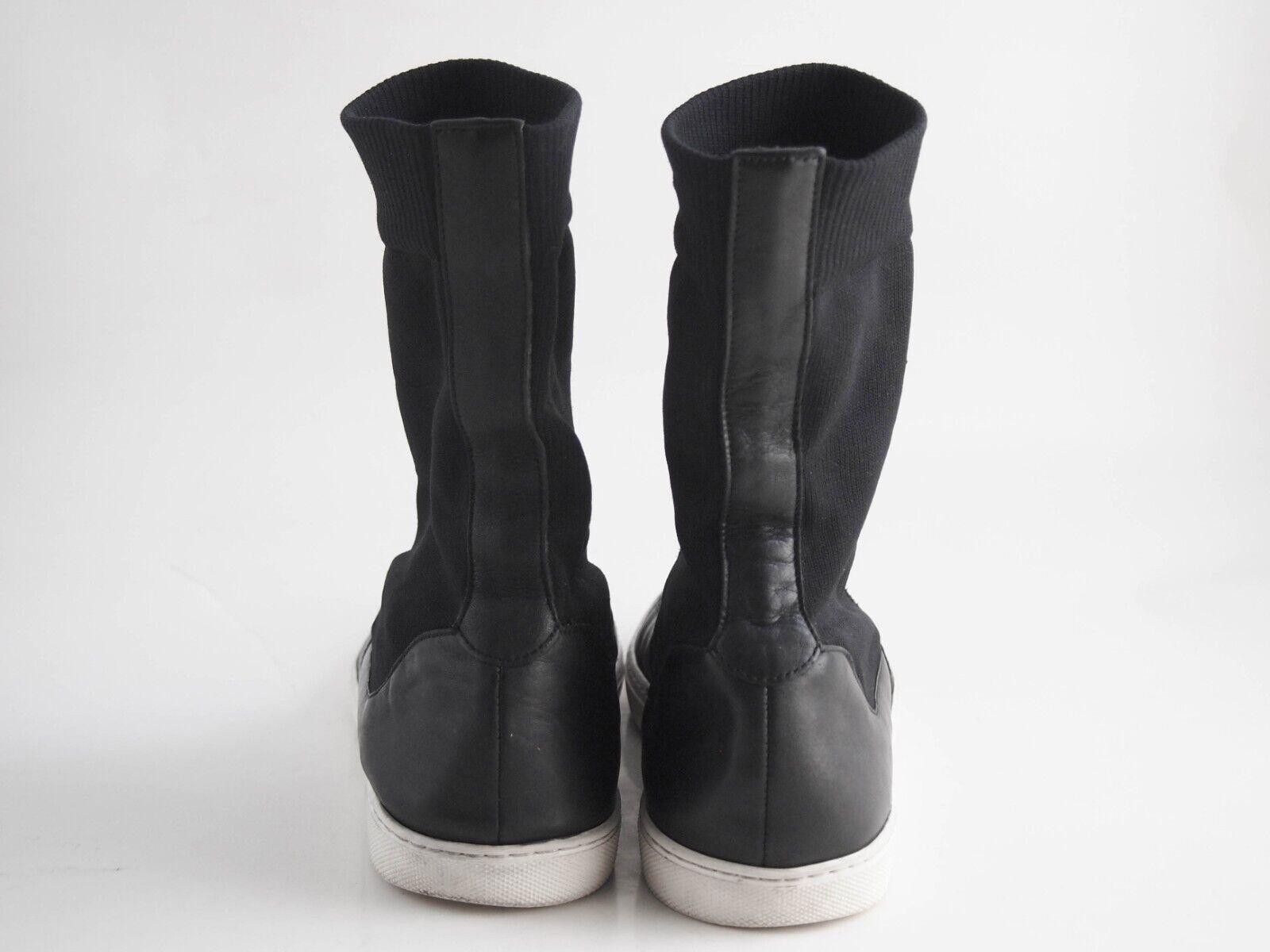 Jil Sander Jil Sander High Top Sock Sneakers Black Size EU 38 US 8 Size US 8 / IT 38 - 5 Thumbnail