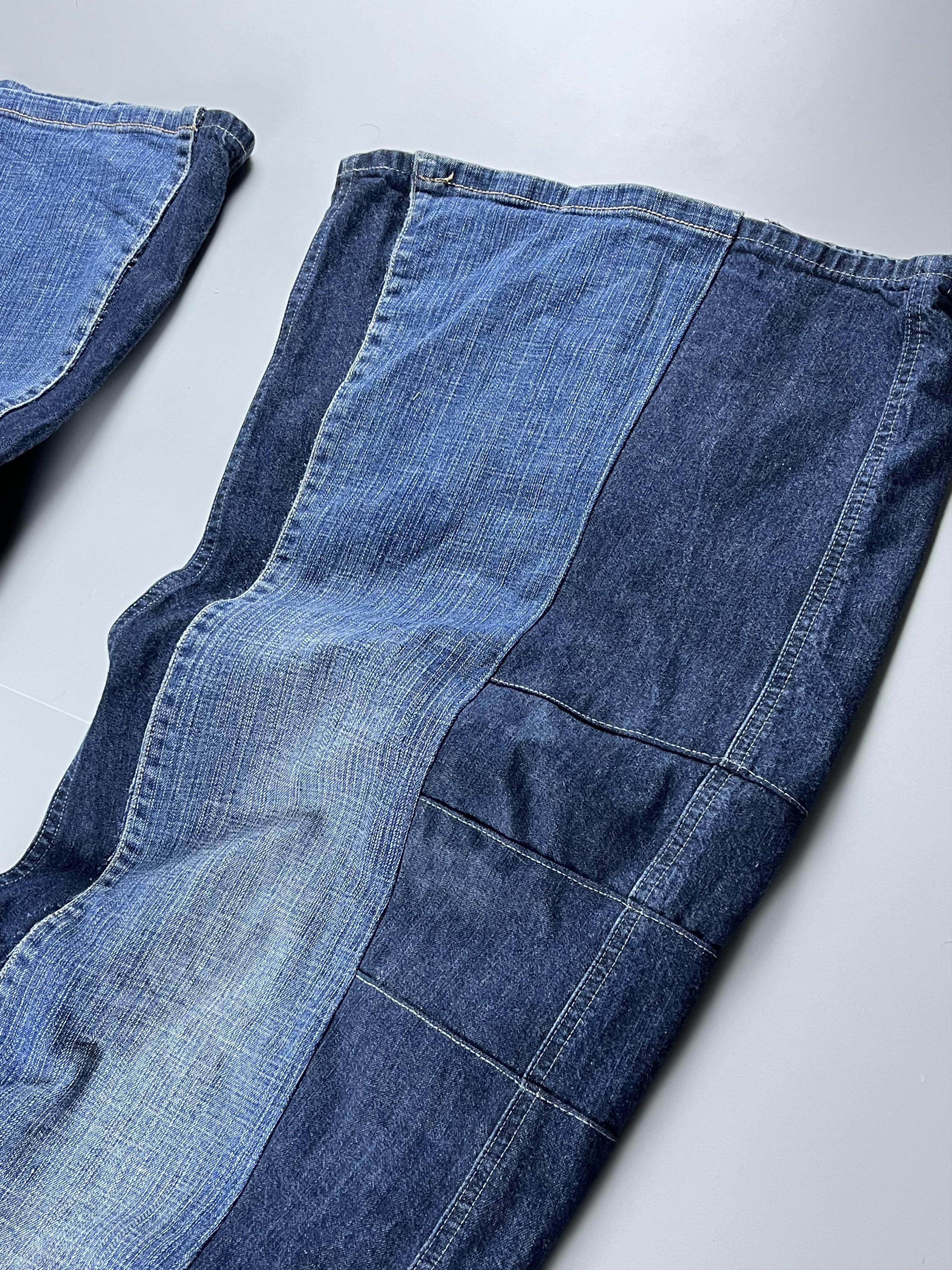 Japanese Brand SOUTHPOLE VINTAGE CRAZY BAGGY FIT REWORK JEAN Size US 34 / EU 50 - 4 Thumbnail
