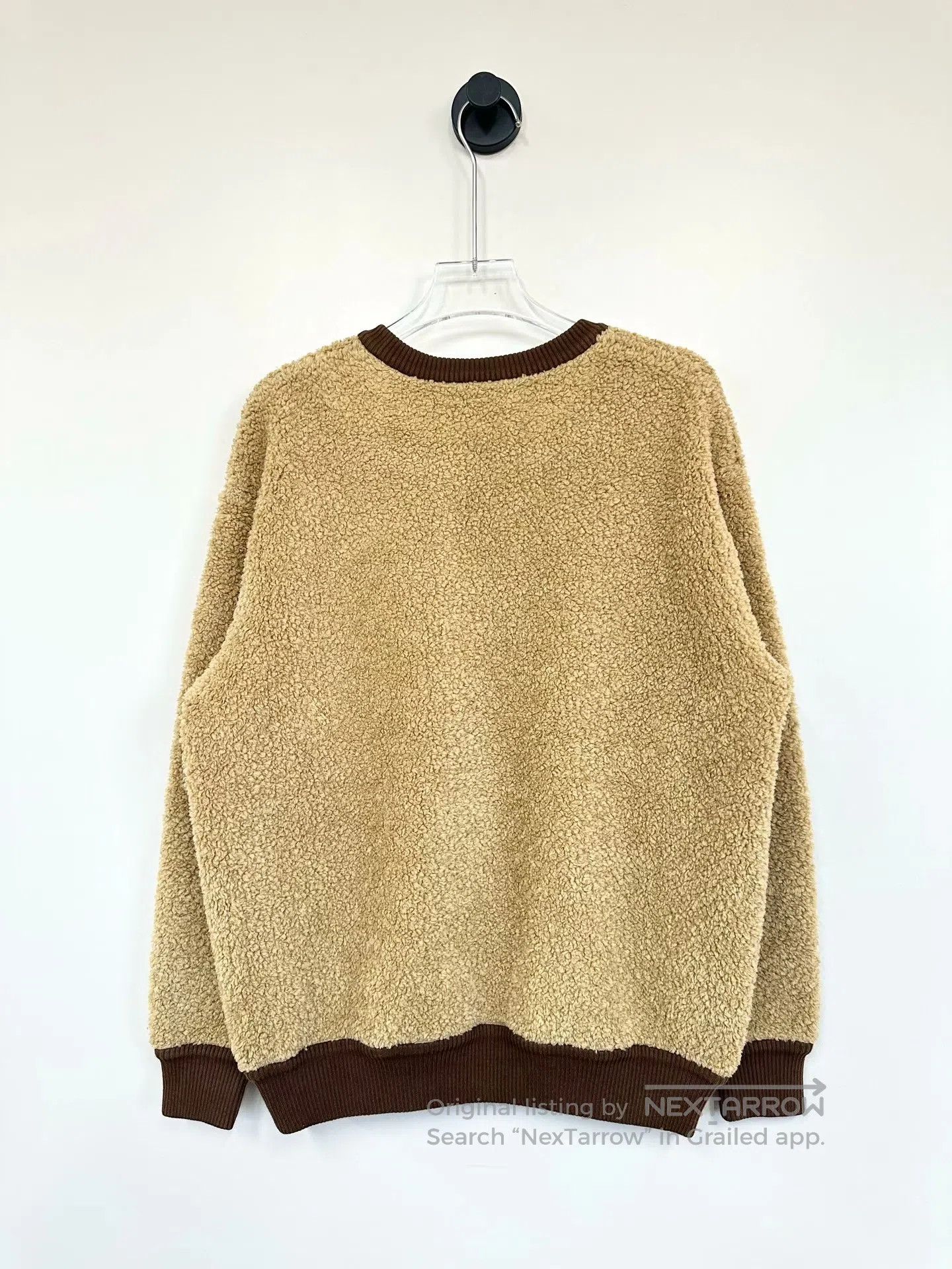 Gucci Guicci Beige Lamb Fleece Sweatshirt| Size US XXS / EU 40 - 2 Thumbnail
