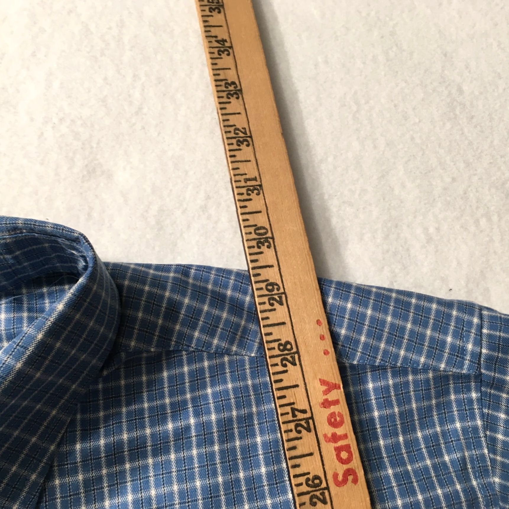 Vintage VINTAGE L.L. Bean Shirt Men's Large Blue Wrinkle Resistant Plaid Long Sleeve Button-Up Casual Shirt Size US L / EU 52-54 / 3 - 5 Thumbnail
