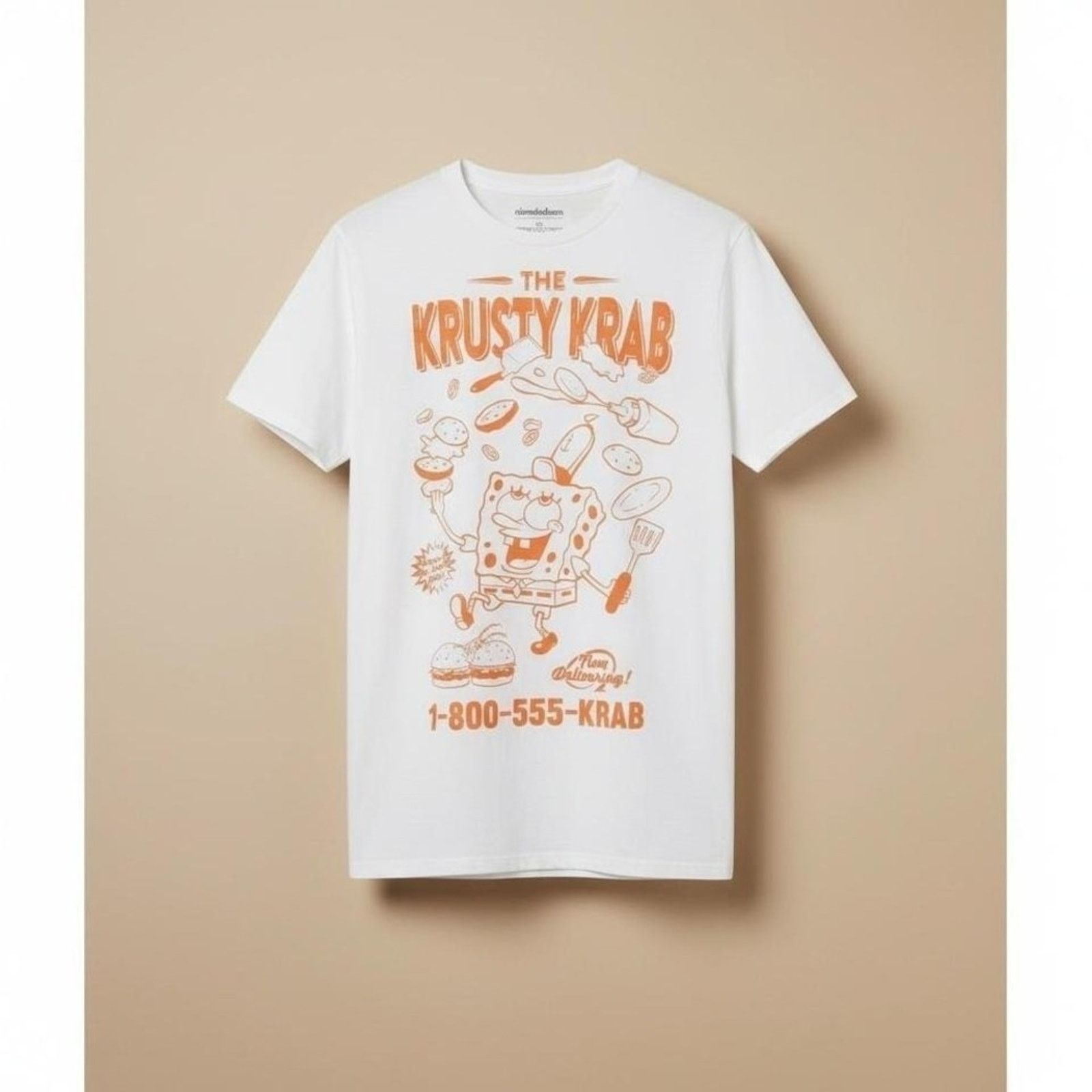 Nickelodeon Nickelodeon Krusty Krab Spongebob Tee SM Size US S / EU 44-46 / 1 - 1 Thumbnail