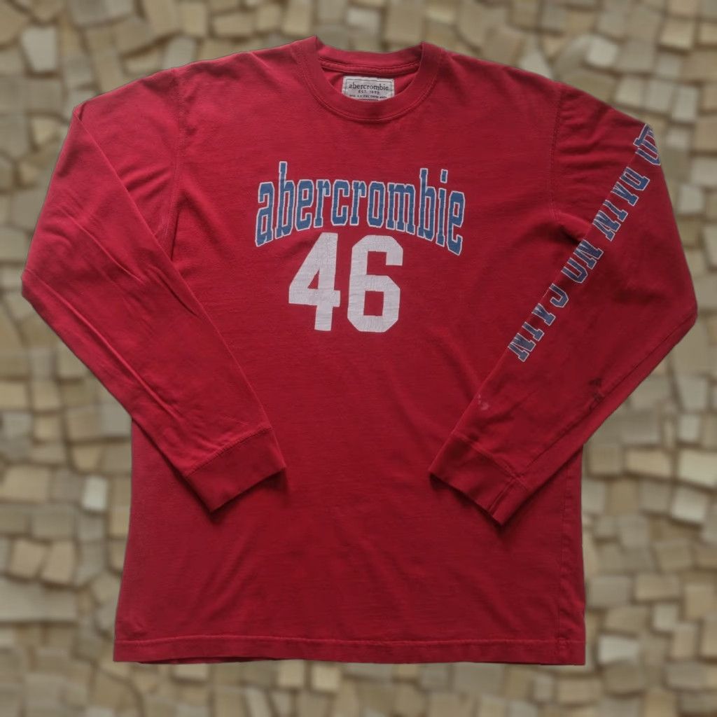 Abercrombie & Fitch VINTAGE Abercrombie & Fitch 90s Y2K NO PAIN NO GAIN Graphic Red T Shirt Men XL Size US XL / EU 56 / 4 - 1 Thumbnail