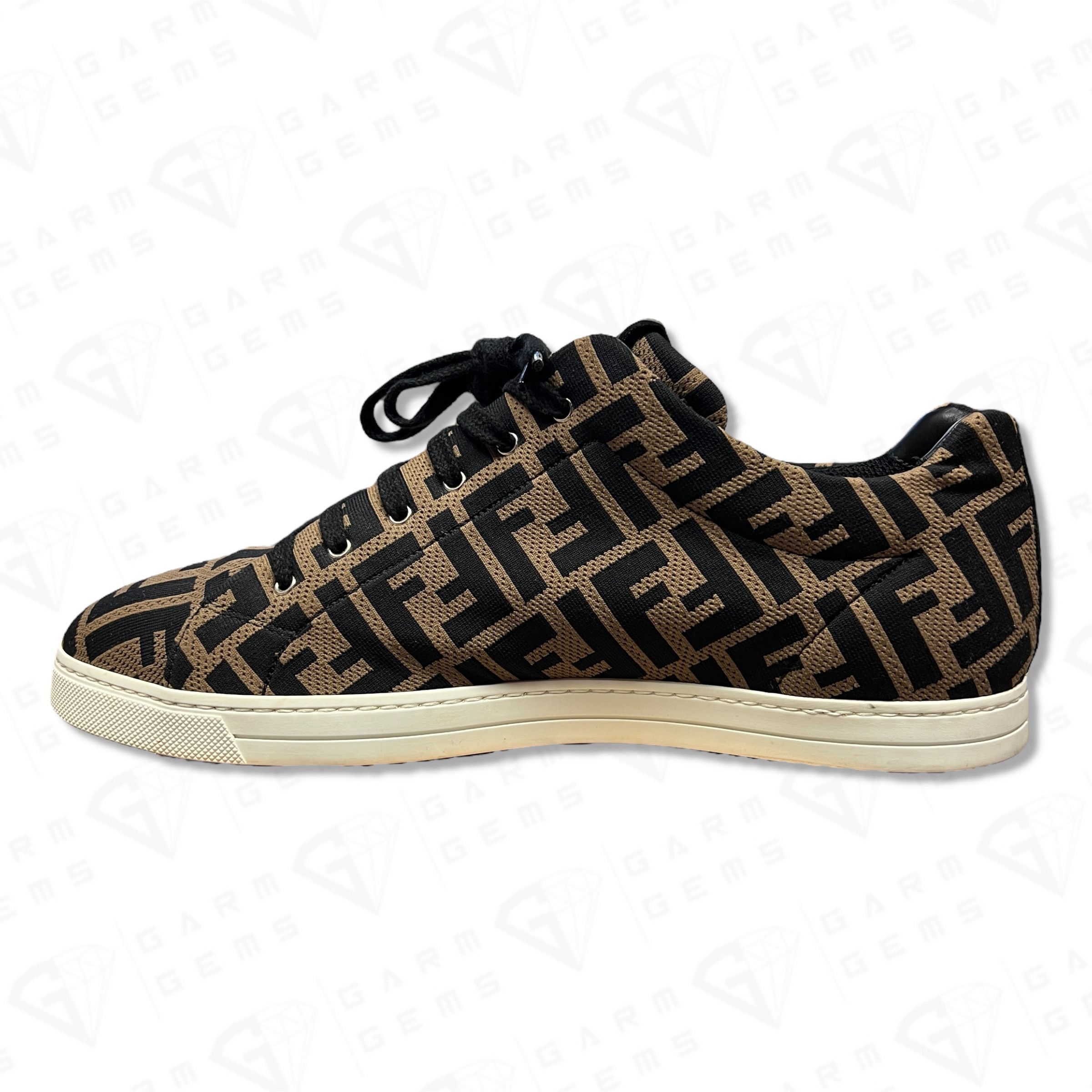 Fendi Fendi FF Motif Mesh Low Top Trainers Size US 10 / EU 43 - 3 Thumbnail
