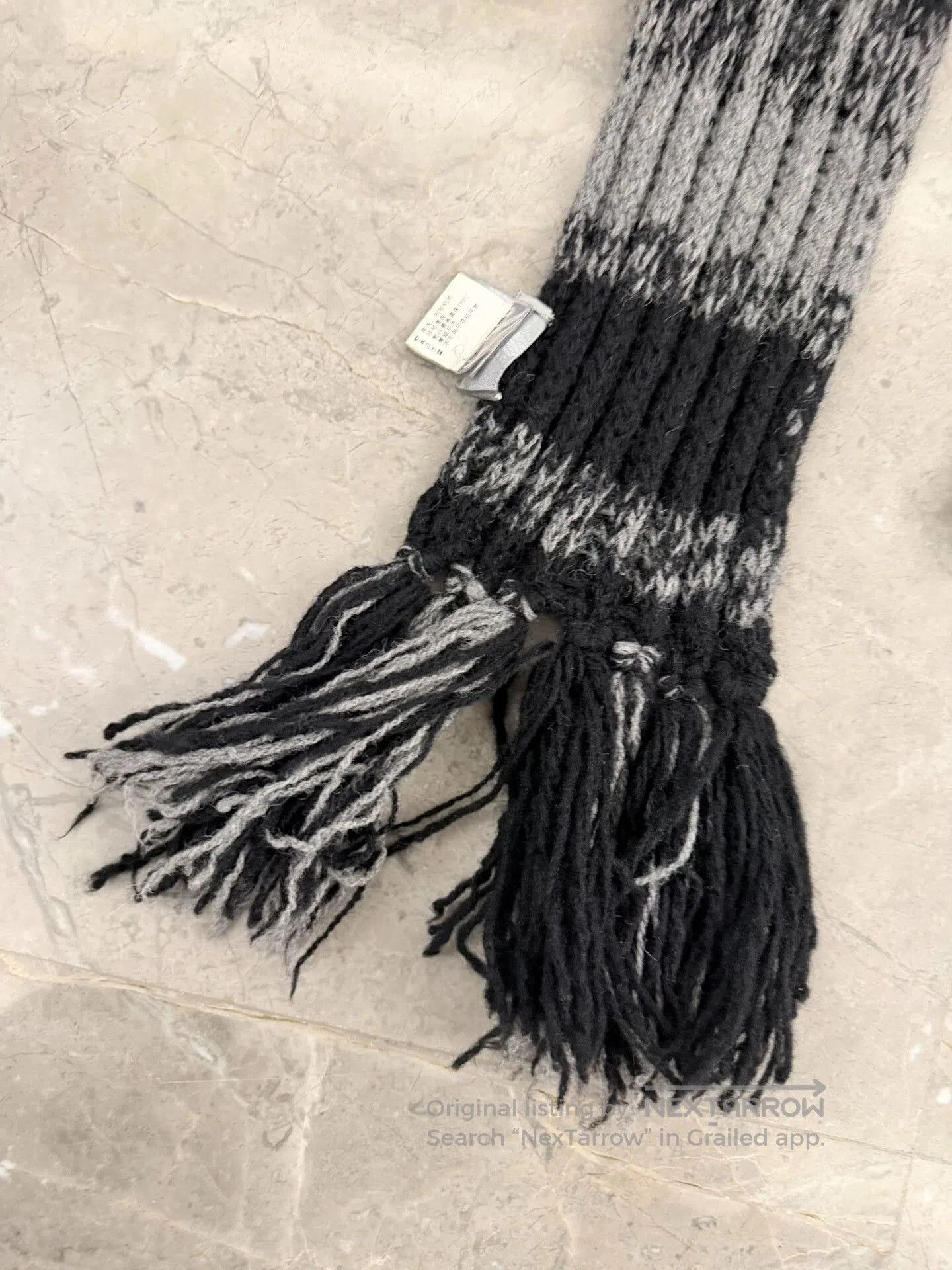 Dior Dior Homme Wool Fringe Scarf. Size ONE SIZE - 8 Thumbnail