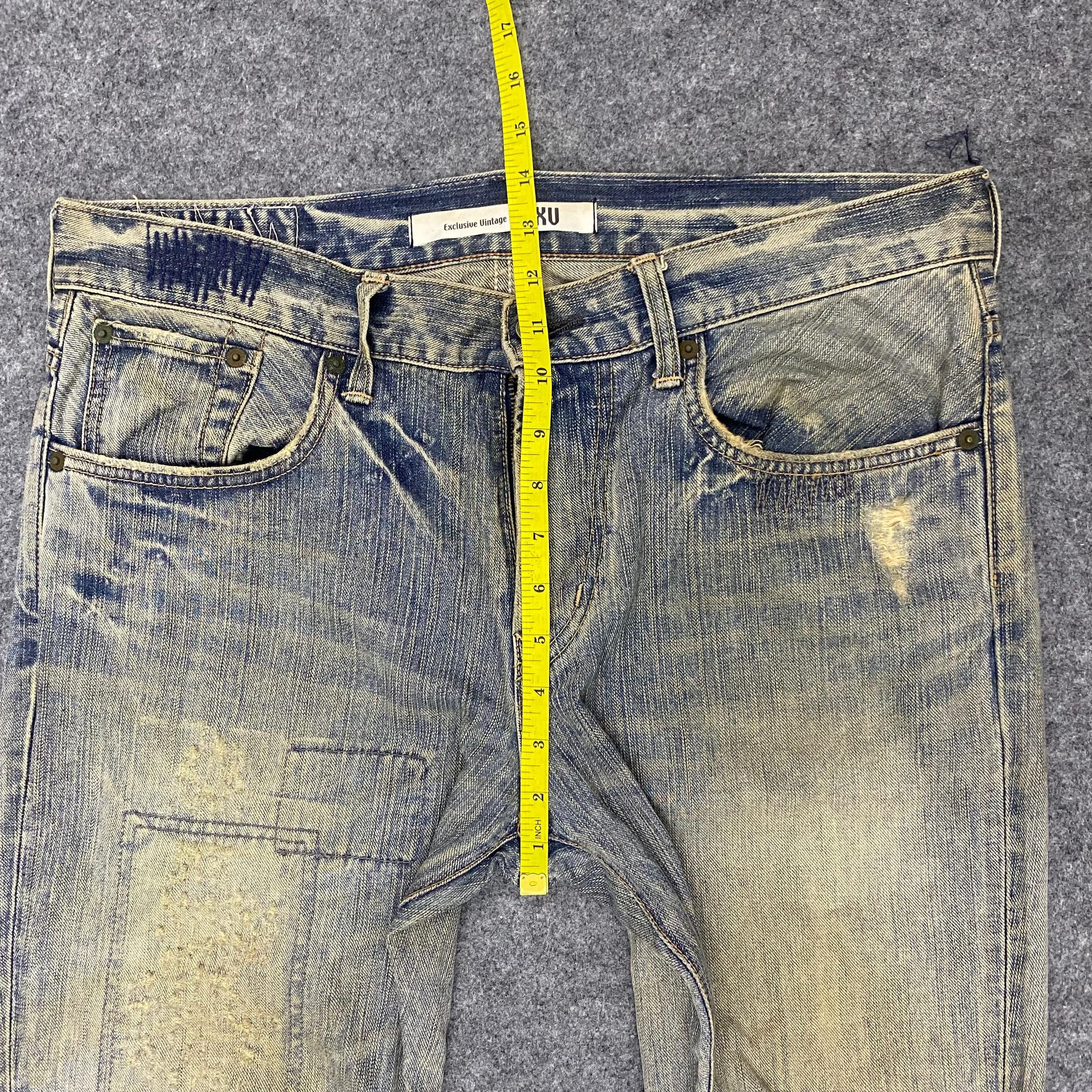 Edwin 💥Flare💥Vintage Edwin Exclusive Vintage Distressed Denim Size US 36 / EU 52 - 6 Thumbnail