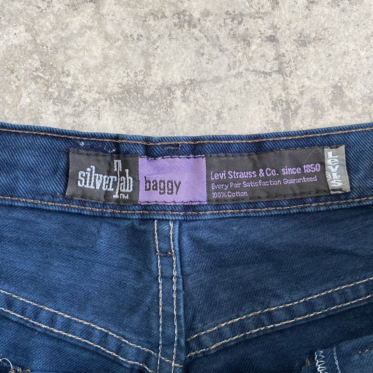 Levi's VTG 1992 Levi’s Silvertab Faded Midnight Blue Baggy Denim Size US 35 - 15 Thumbnail