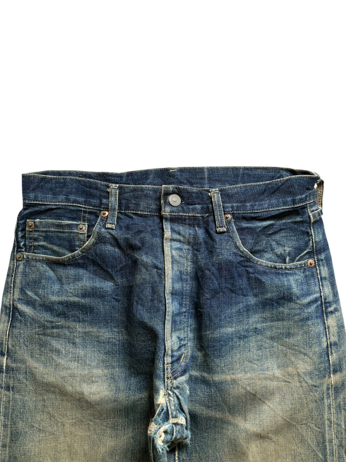 Levi's Vintage 80s Levis 503 BXX Big E Distressed Baggy Jean Size US 31 - 4 Thumbnail