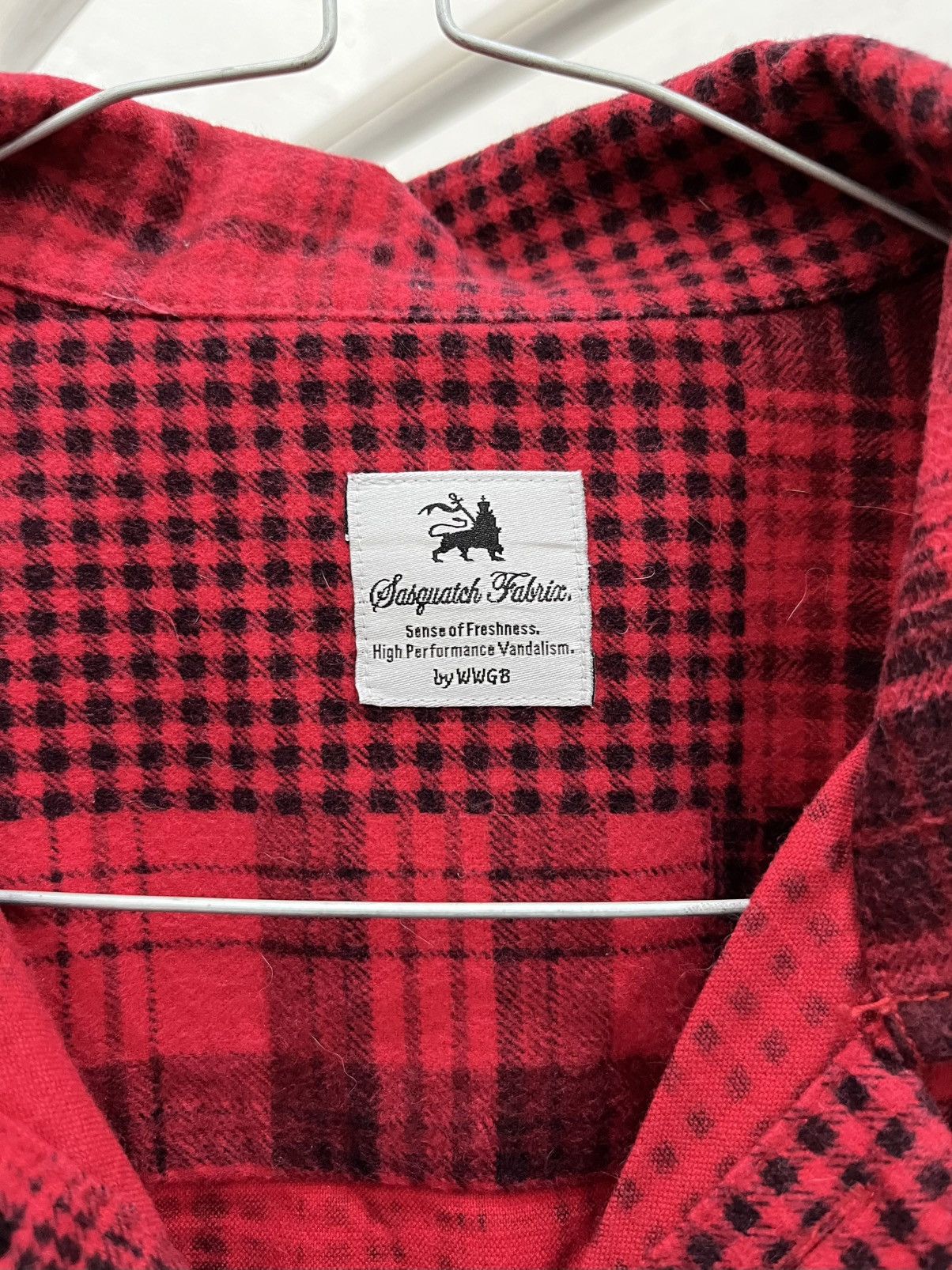 Sasquatchfabrix Sasquatchfabrix Wonder Worker Patchwork Flannel Shirt Size US M / EU 48-50 / 2 - 4 Thumbnail
