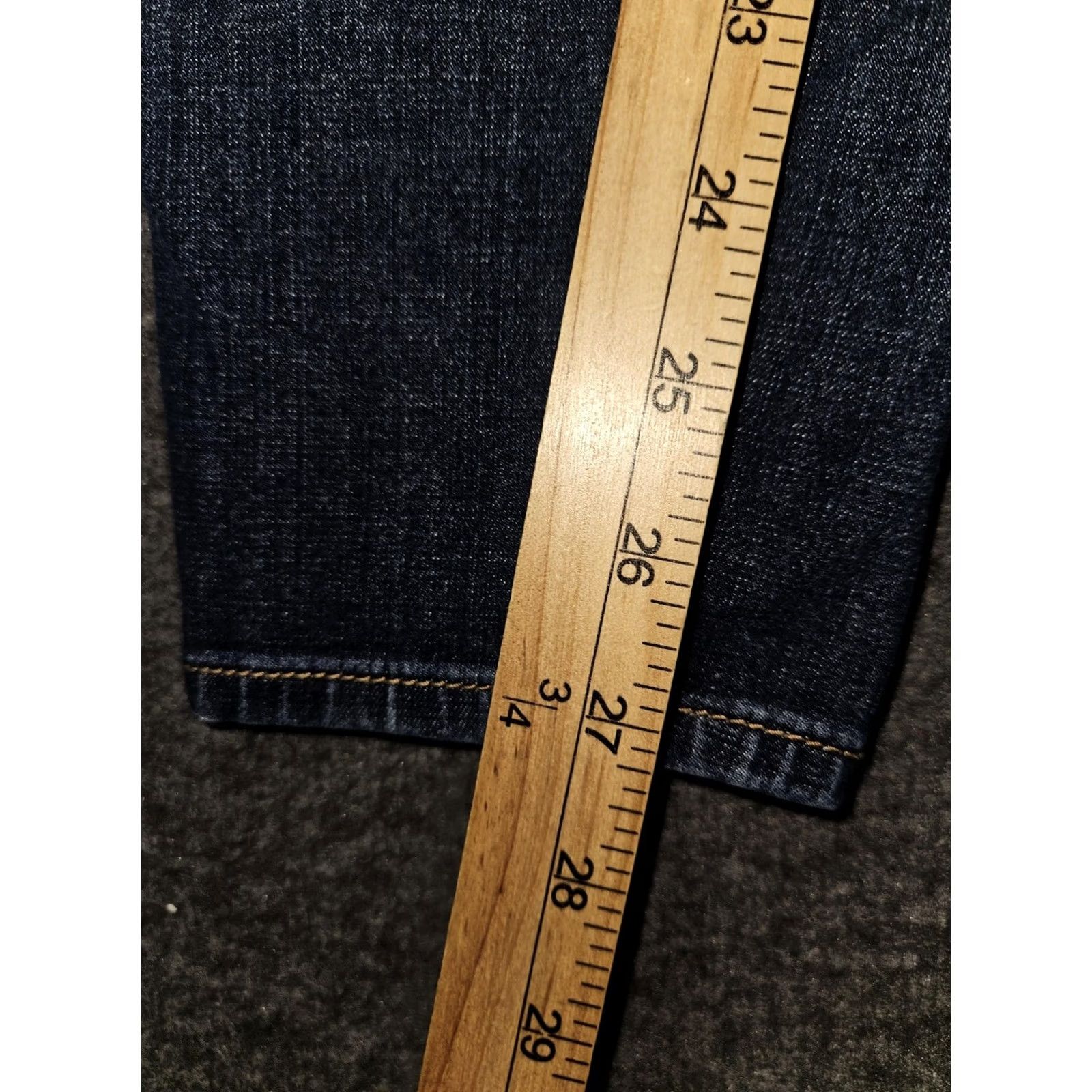 Vintage American Eagle Women Jeans 6 Distressed Hi-Rise Jegging Stretch Denim Pants Size 28" / US 6 / IT 42 - 5 Thumbnail