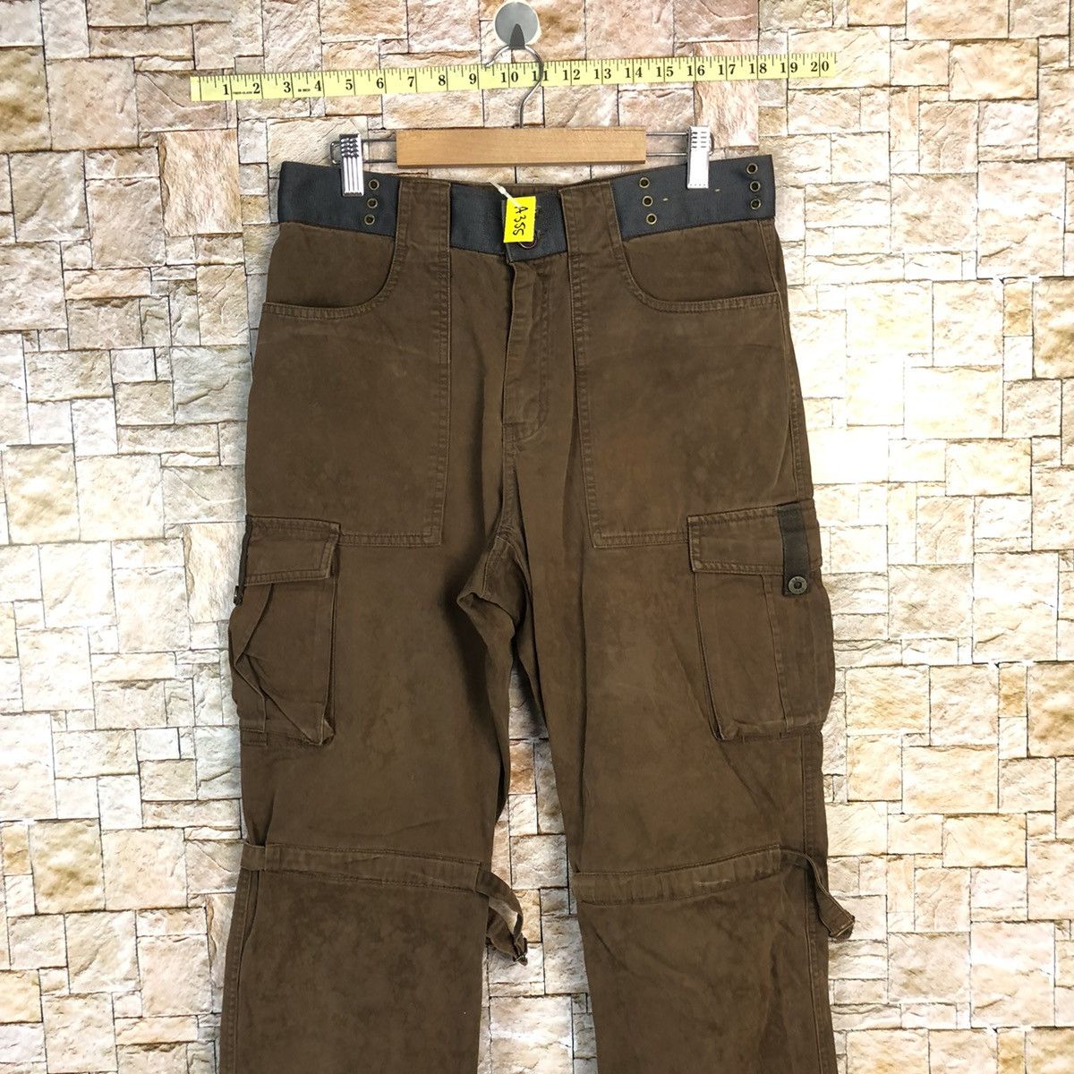 Japanese Brand O.N.G Jeans utility tactical Cargo Multipocket Pants #A355 Size US 31 - 2 Thumbnail