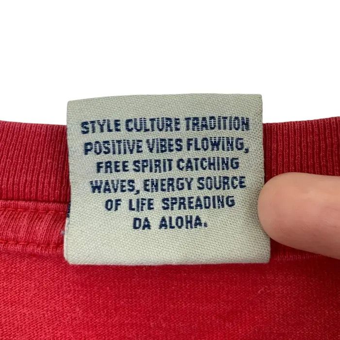 Vintage Vintage PIKO HAWAIIAN LONGBOARD Red Tee Shirt Size US M / EU 48-50 / 2 - 6 Thumbnail