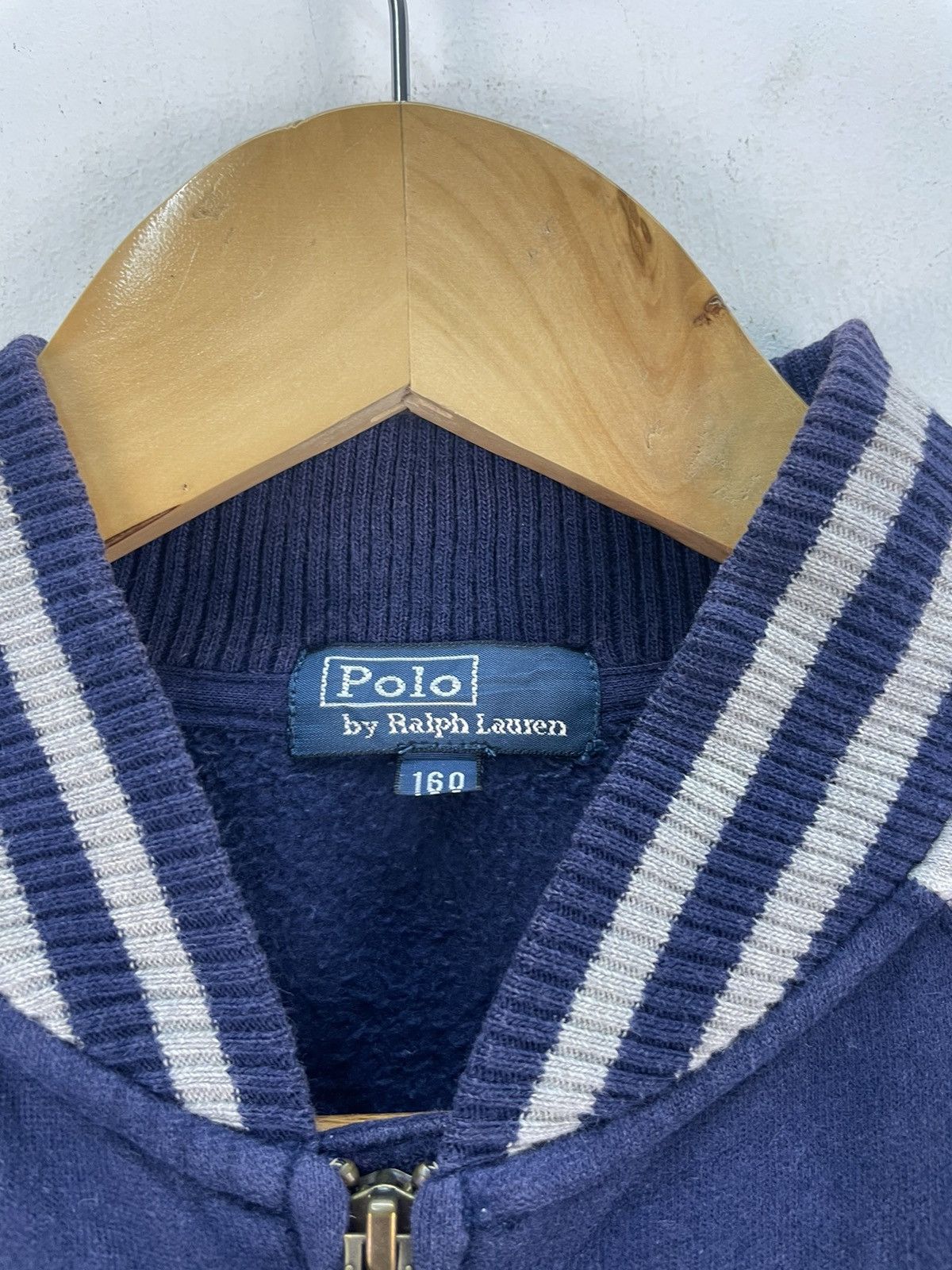 Ralph Lauren Vintage Polo Ralph Lauren Varsity Jacket Navy Blue Size M Size US M / EU 48-50 / 2 - 3 Thumbnail