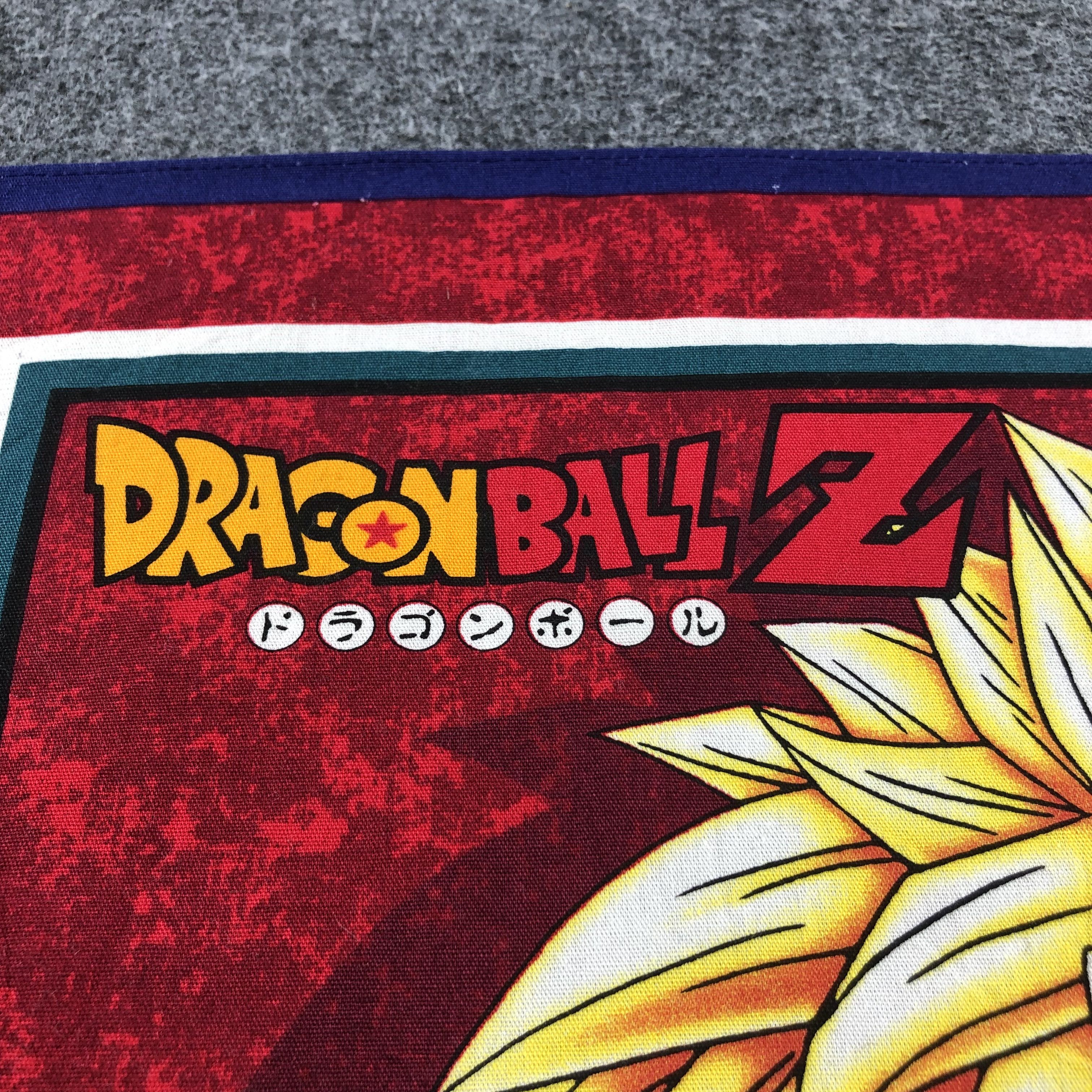 Anime × Japanese Brand × Vintage Dragon Ball Z Handkerchief Bandana Neckerchief X21 Size ONE SIZE - 2 Thumbnail