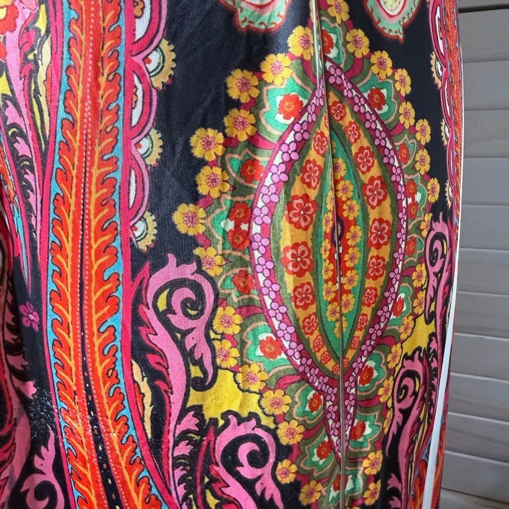 Vintage hippie boho maxi dress paisley red orange empire waist 14 16 Size XL / US 12-14 / IT 48-50 - 12 Thumbnail