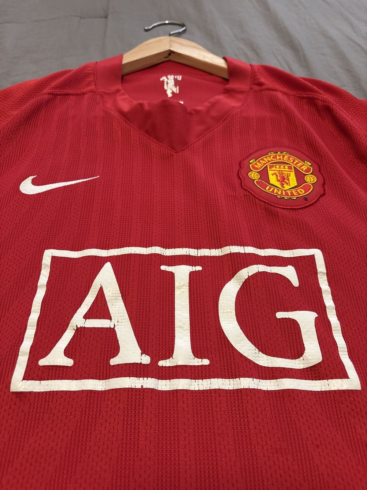 Nike Nike 07/08 Manchester United Home Kit Size US L / EU 52-54 / 3 - 2 Thumbnail