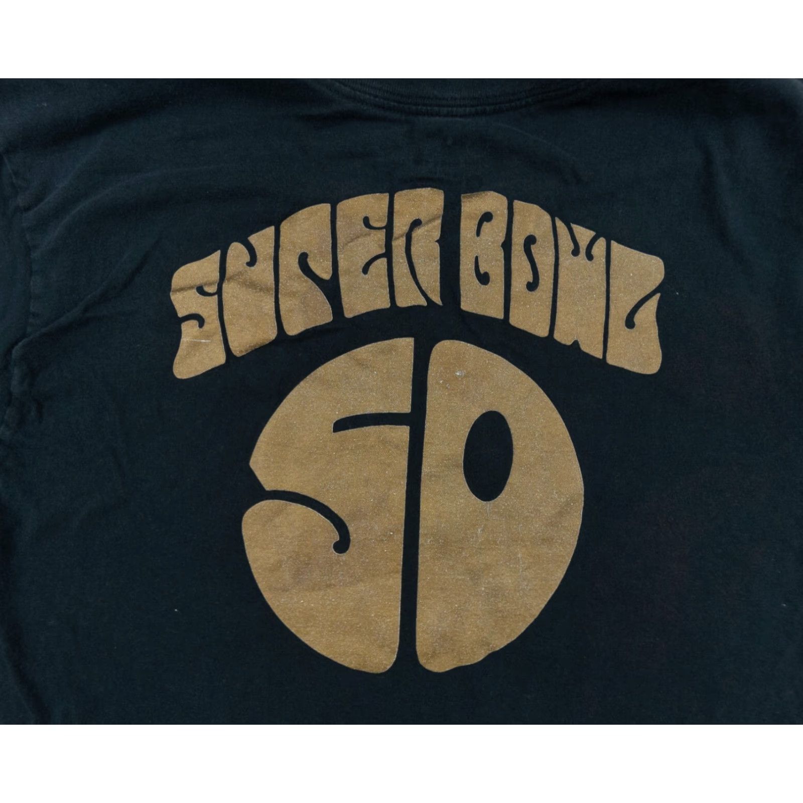 Nike Nike NFL Super Bowl 50 SF Bay Area T-shirt Adult XL Black Athletic Cut Crew Neck Short Sleeve Football Logo Tee Mens Size US XL / EU 56 / 4 - 6 Thumbnail