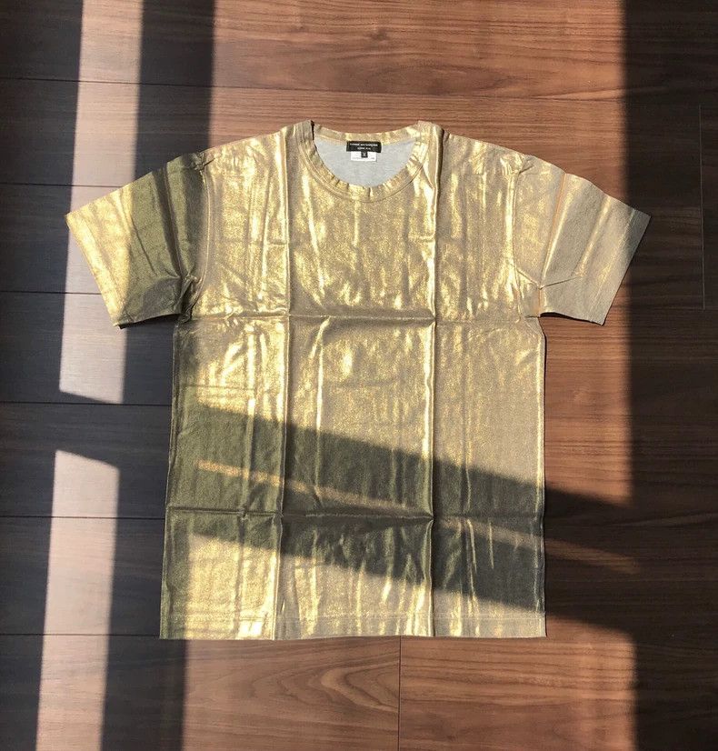 Comme des Garcons Comme Des Garcons Men's tee T-shirt gold powder Size US M / EU 48-50 / 2 - 4 Thumbnail