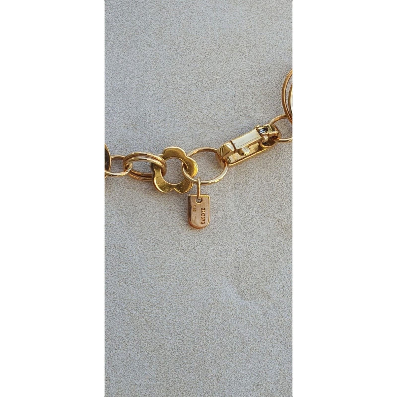 Chanel Chanel Camilla Flower Link 18 K Yellow Gold Necklace Size ONE SIZE - 6 Thumbnail