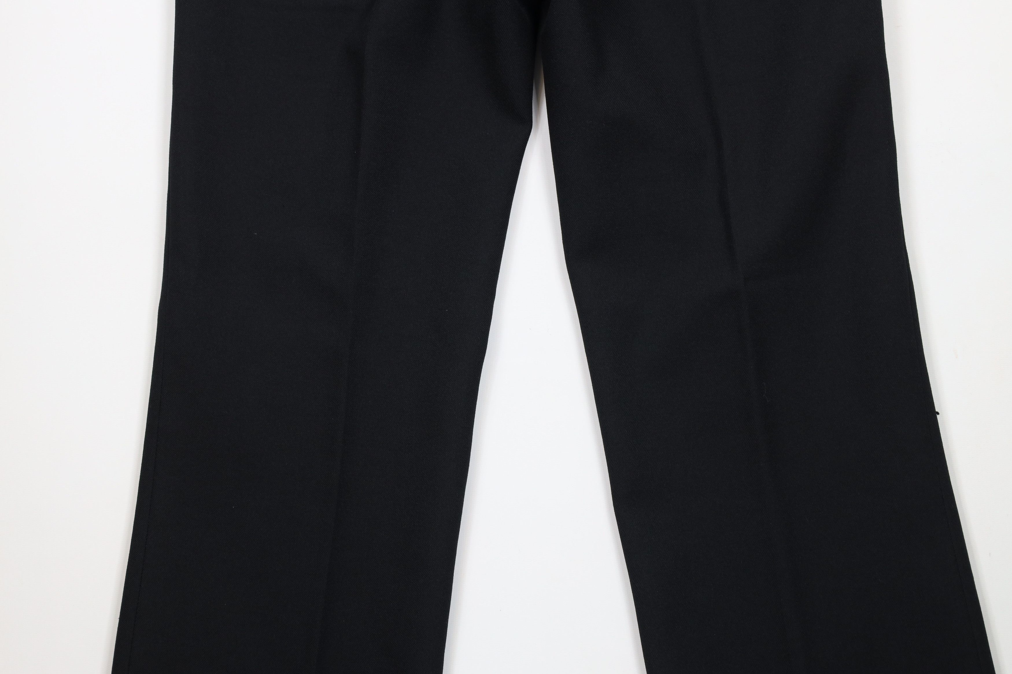 Vintage Vintage 70s Streetwear Flared Wide Leg Chino Pants Black USA Size US 32 / EU 48 - 12 Thumbnail