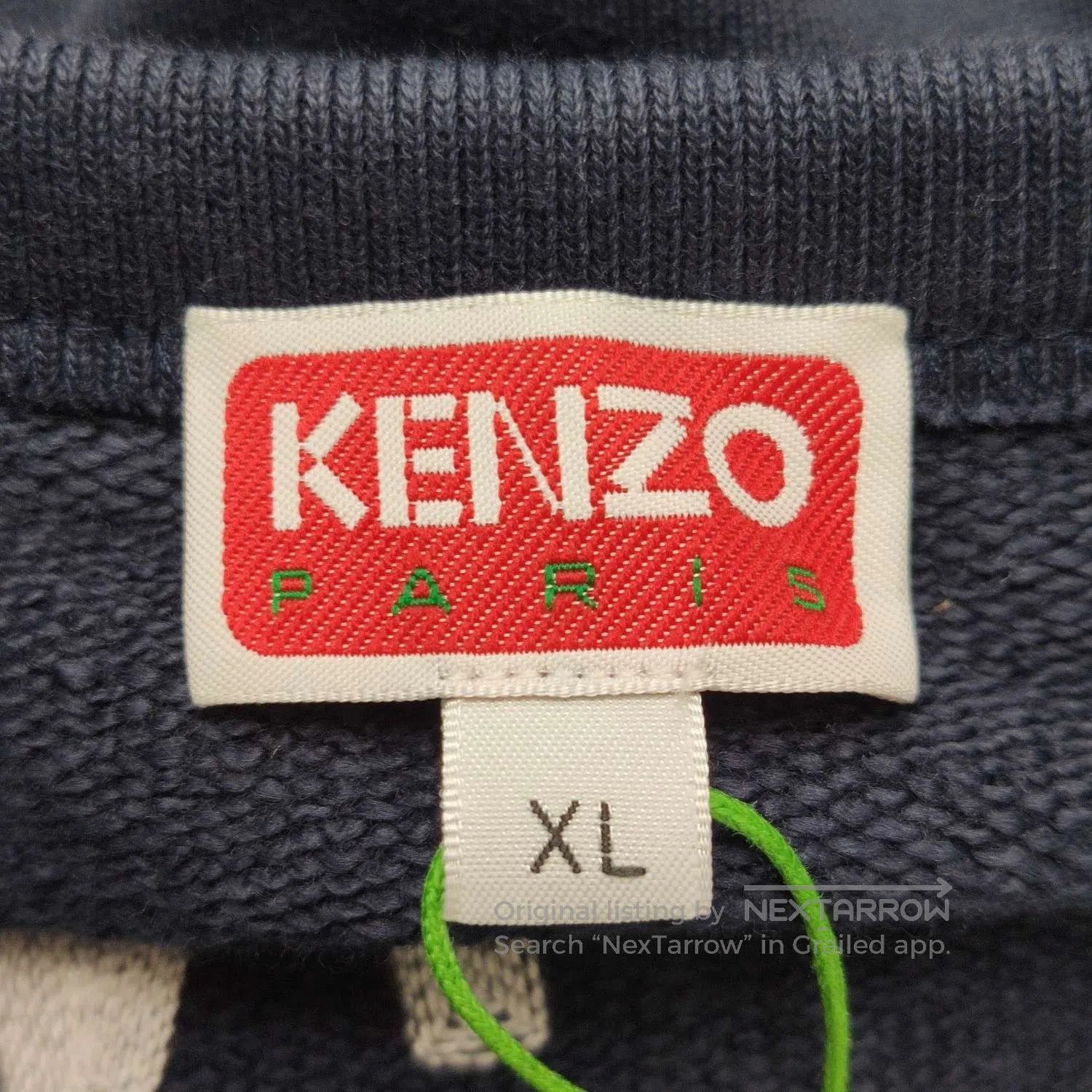 Kenzo Kenzo XL Green Logo Cotton Sweatpants. Size US 26 / EU 42 - 6 Thumbnail