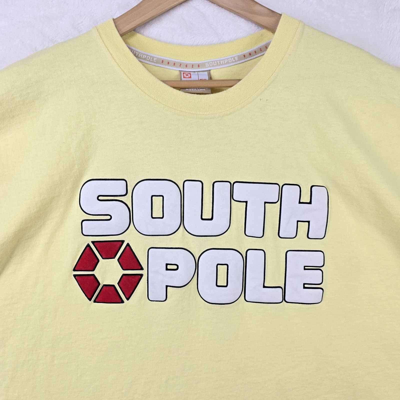 Southpole Vintage Southpole Spell Out Yellow Shirt Baggy Size XXL Y2K Size US XXL / EU 58 / 5 - 3 Thumbnail