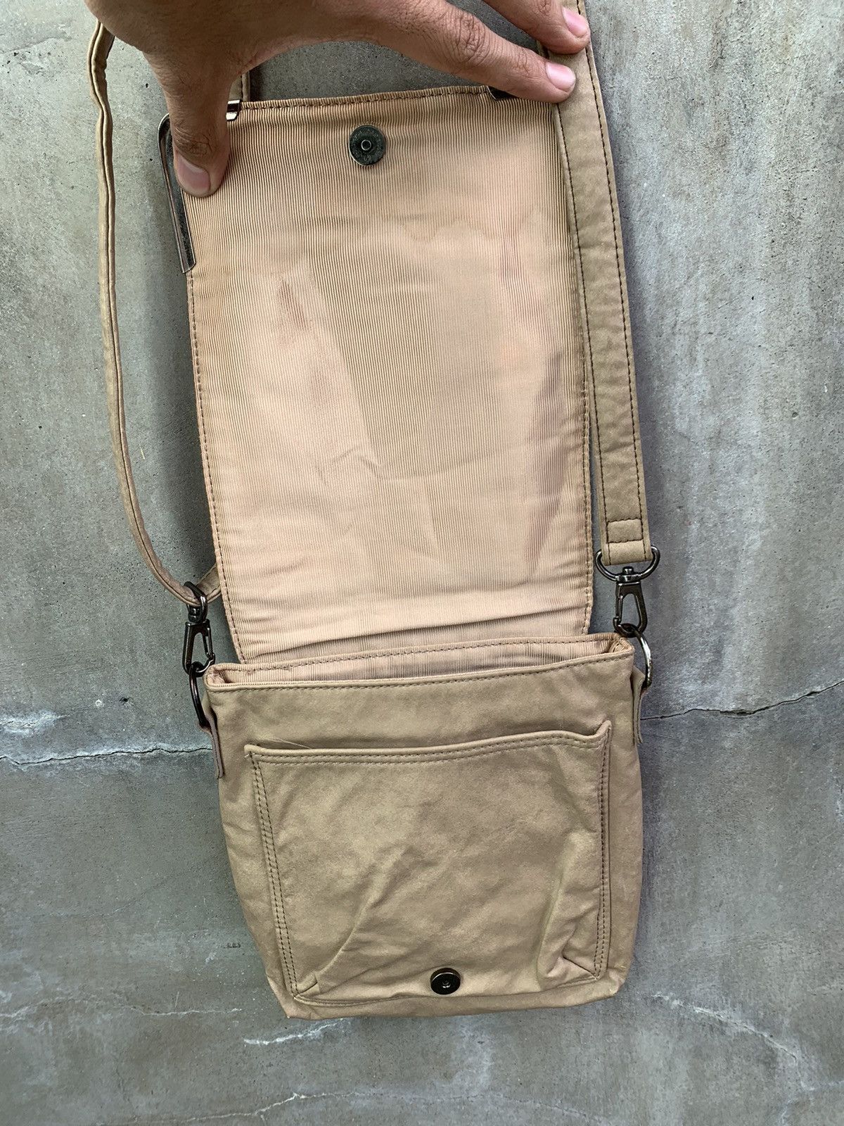 Jean Paul Gaultier Metal Plate Leather Shoulder Bag Size ONE SIZE - 5 Thumbnail