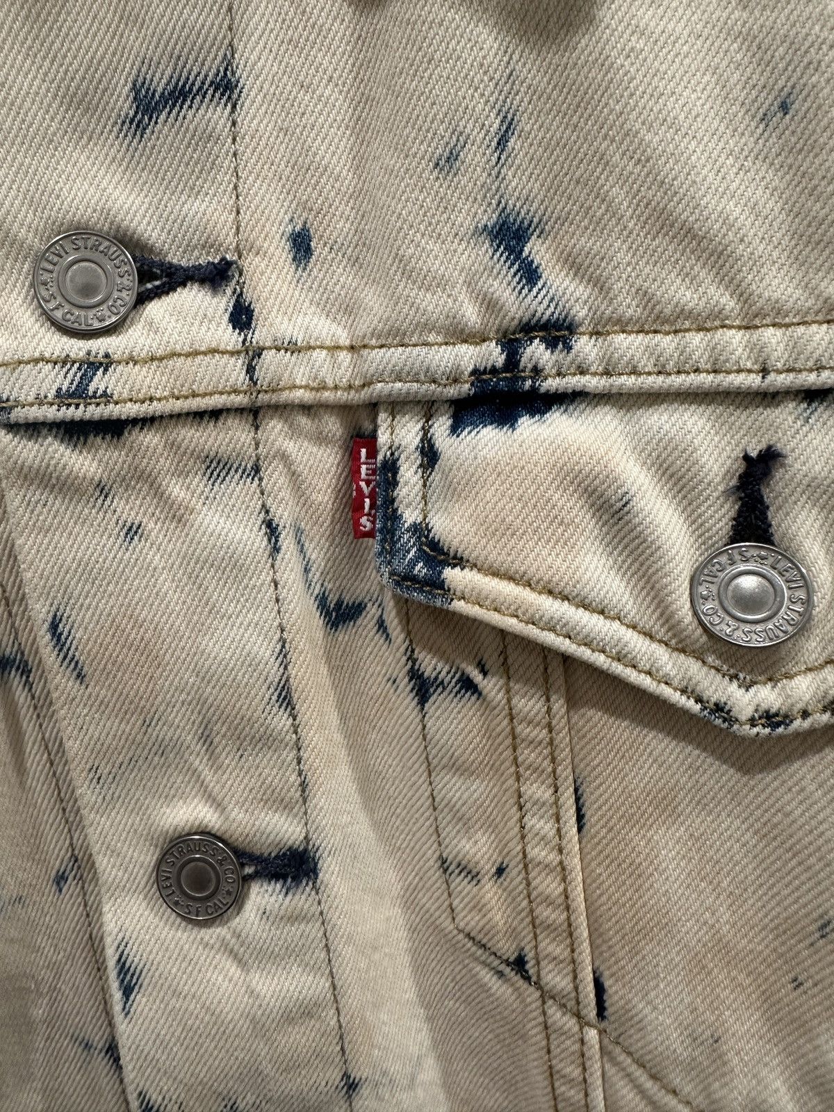 Levi's Levi’s Maison Margiela Style Denim Trucker Jacket Saltwater Size US M / EU 48-50 / 2 - 5 Thumbnail