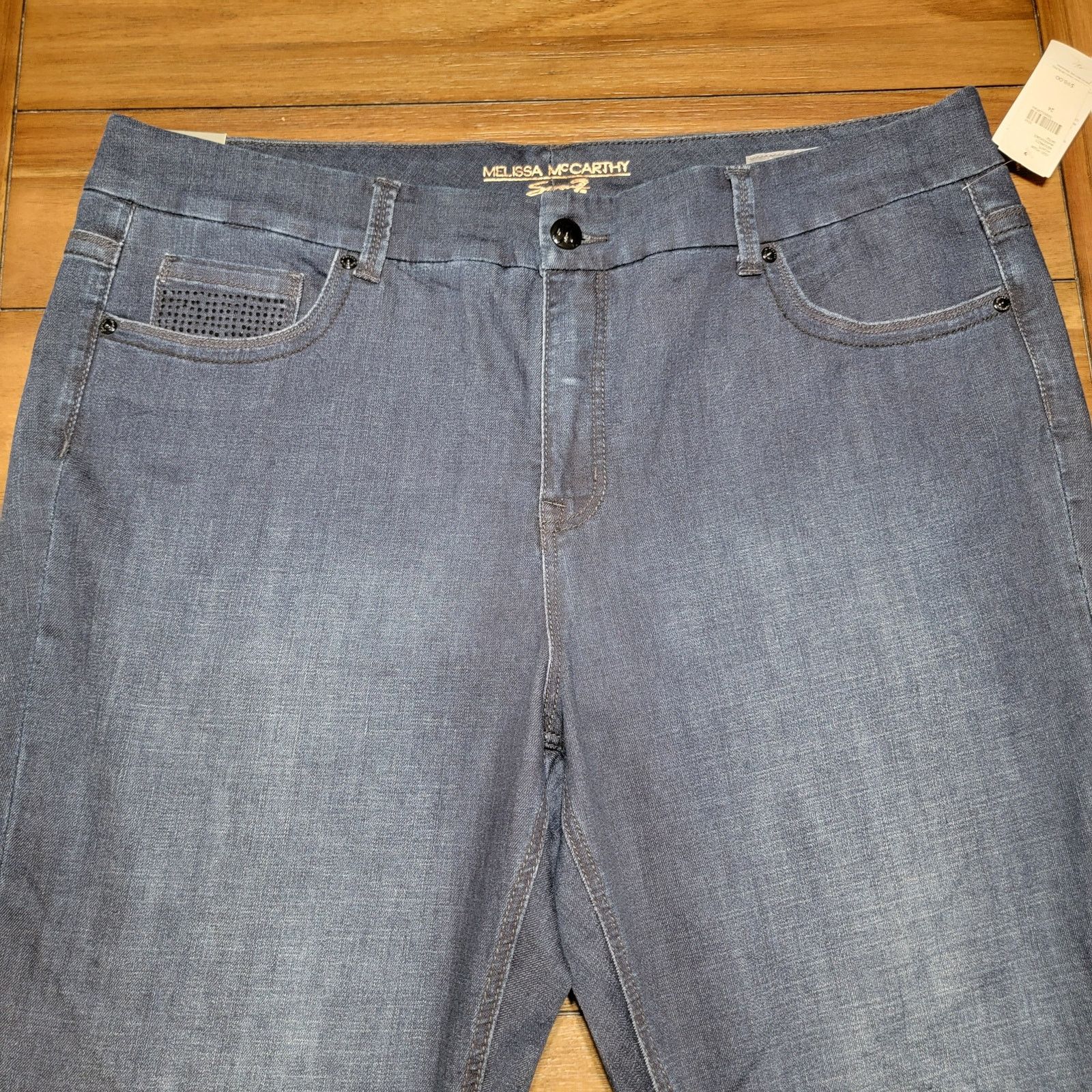 Seven 7 Melissa McCarthy X Seven7 Slim Boot Jeans - Size 24W NWT Size 42" / US 20 - 2 Thumbnail