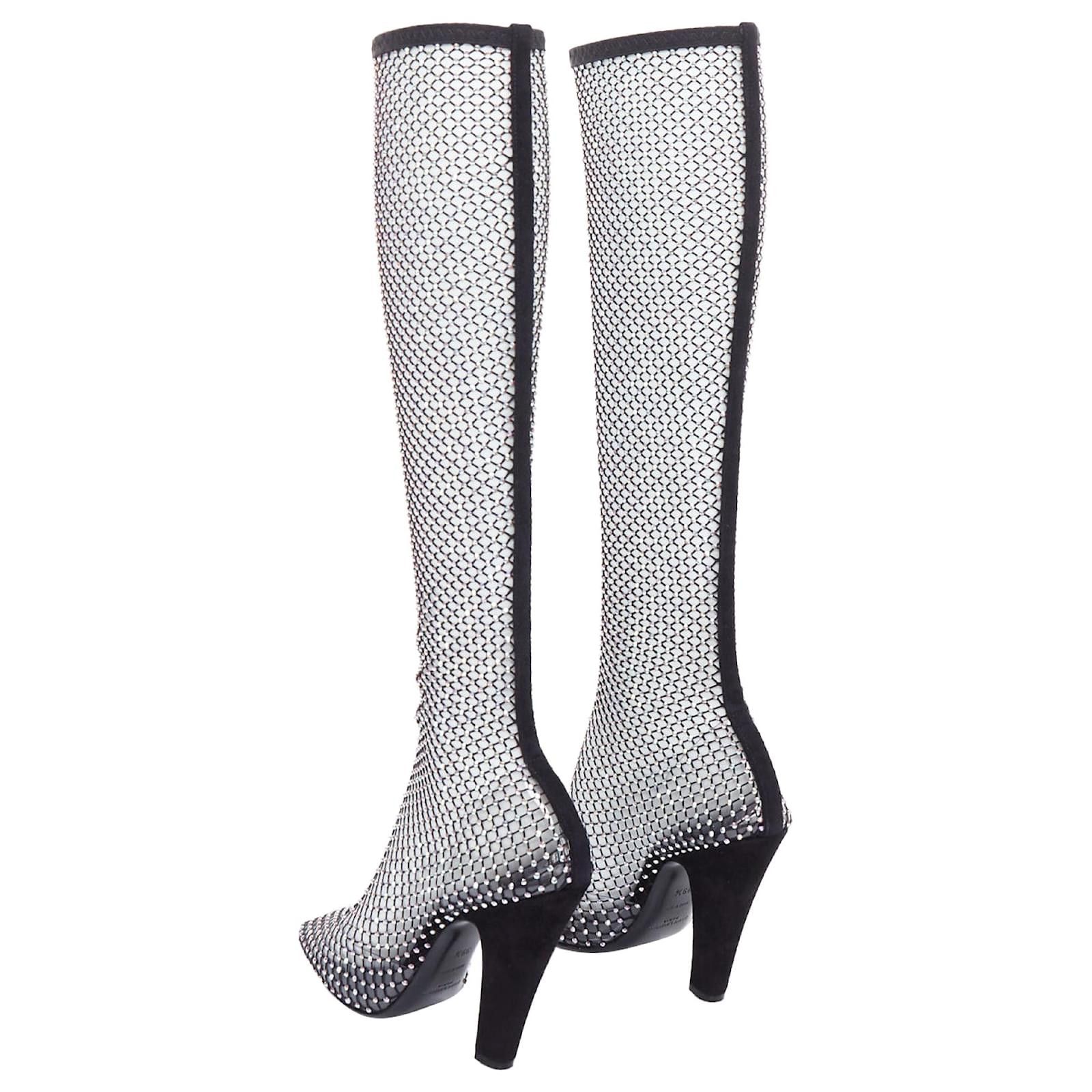 Saint Laurent Paris o1tp1o0125 Boot in Black Size US 9 / IT 39 - 5 Thumbnail