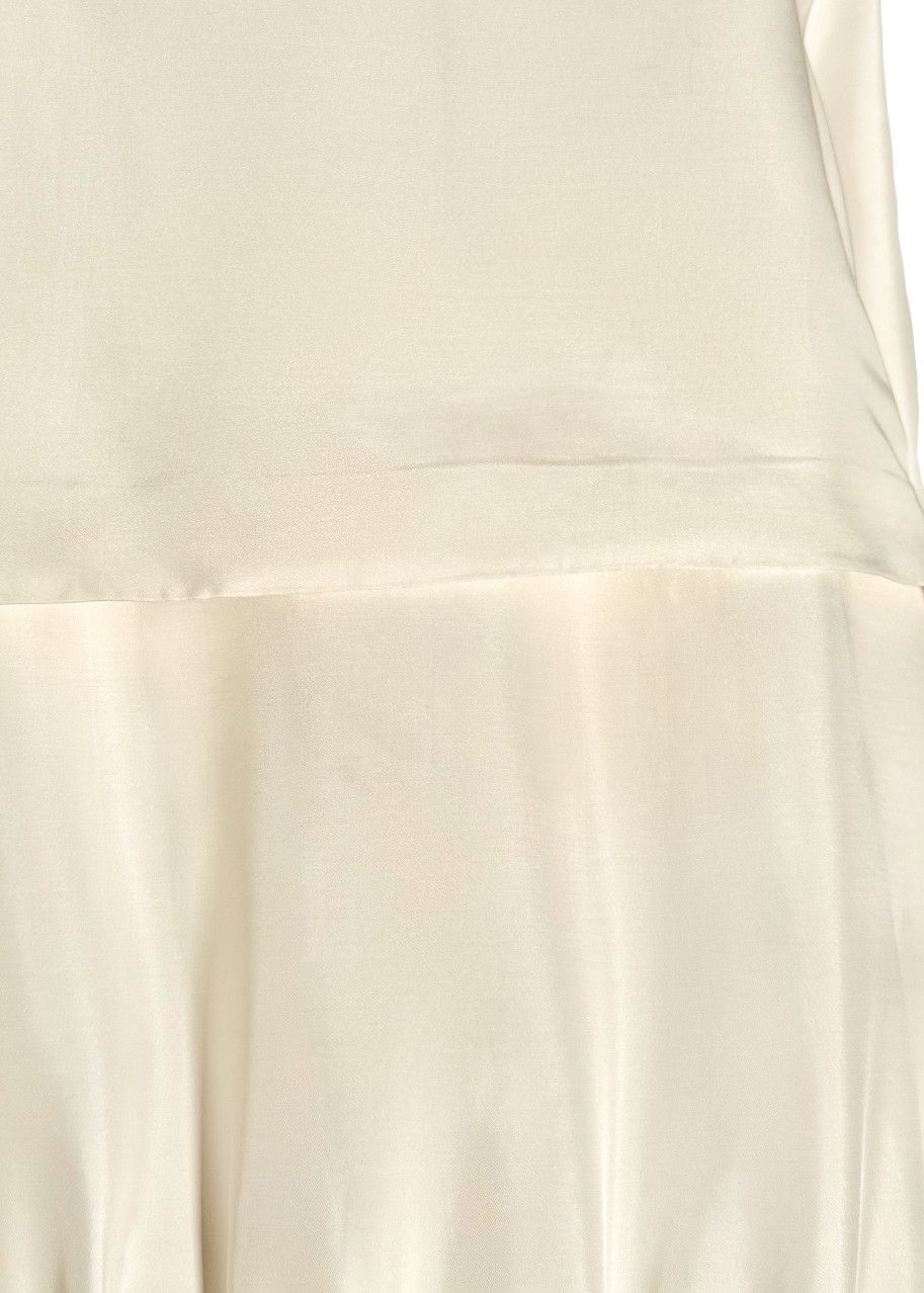 Chanel Chanel Ivory Satin Bomber Jacket Size M / US 6-8 / IT 42-44 - 14 Thumbnail